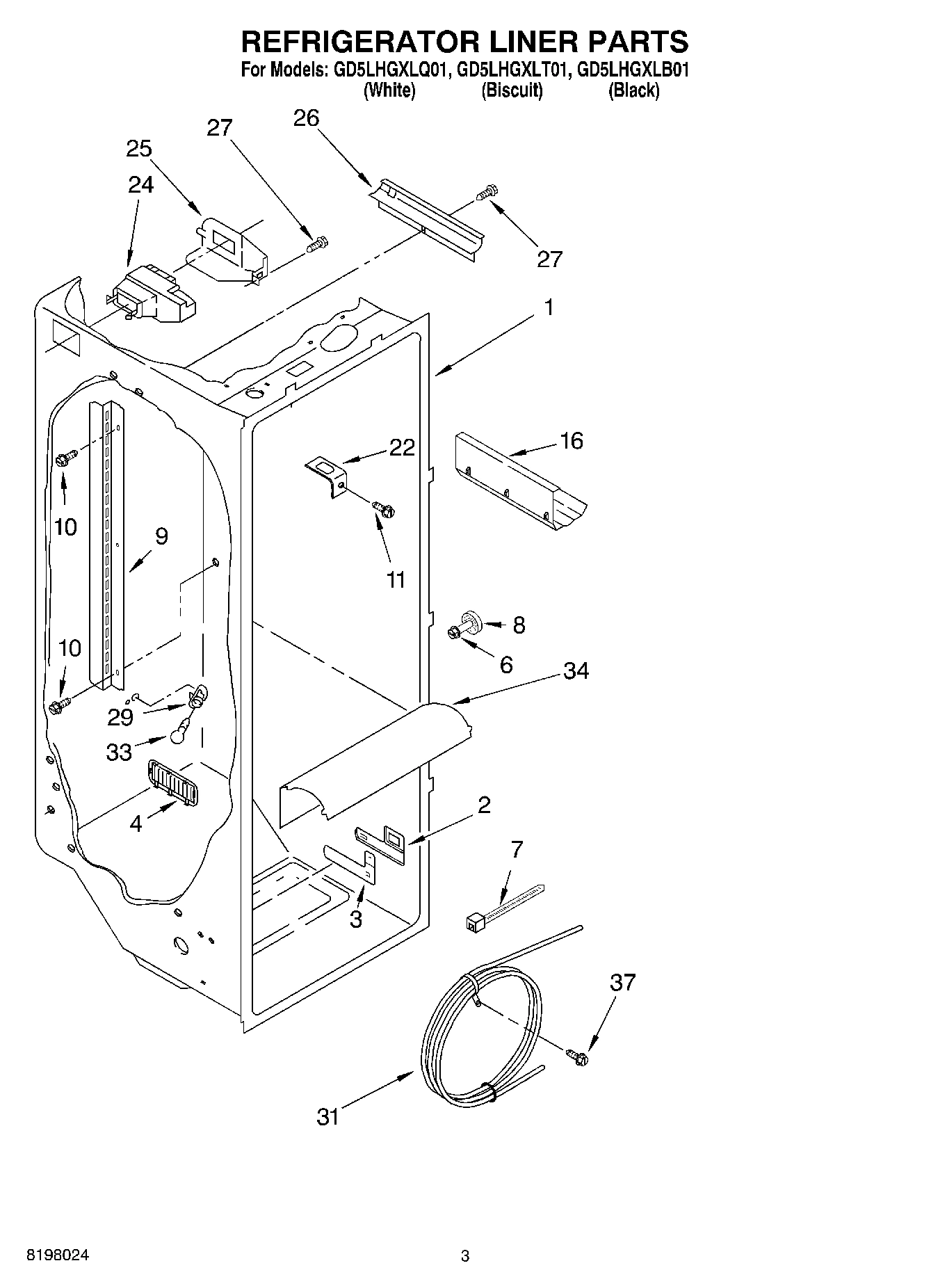 02 - REFRIGERATOR LINER