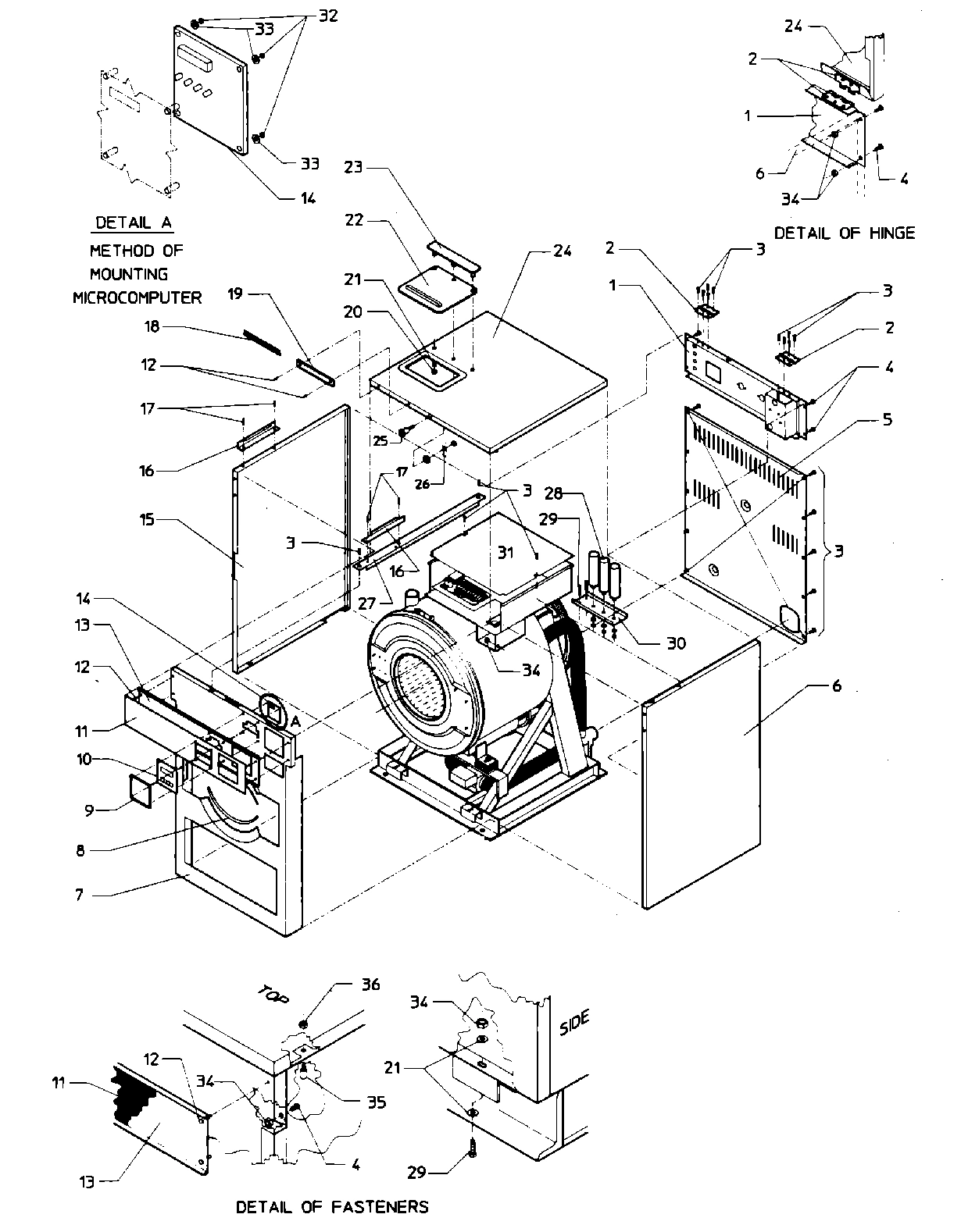 01 - MAIN EXPLODED VIEW - COMPUTER MODELS