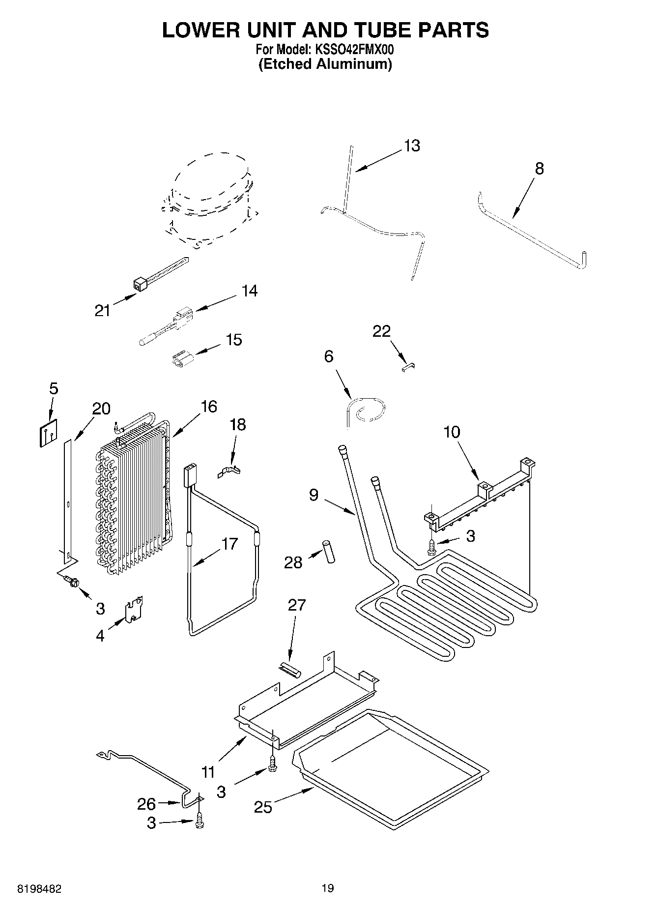 12 - LOWER UNIT AND TUBE PARTS
