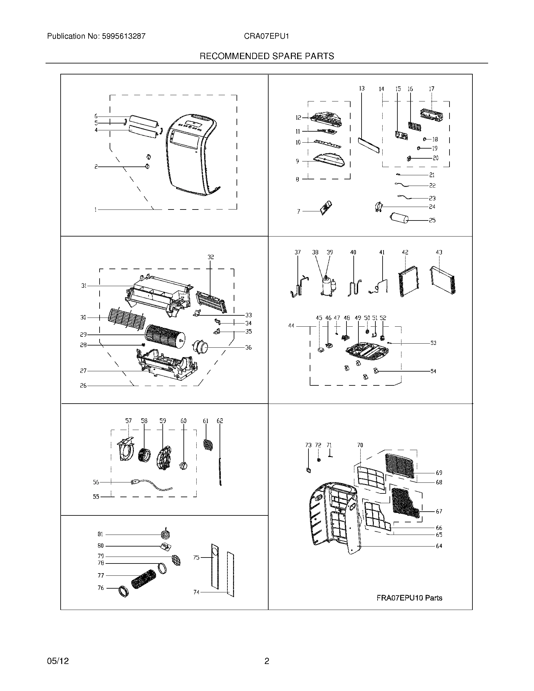 03 - RECOMMENDED SPARE PARTS