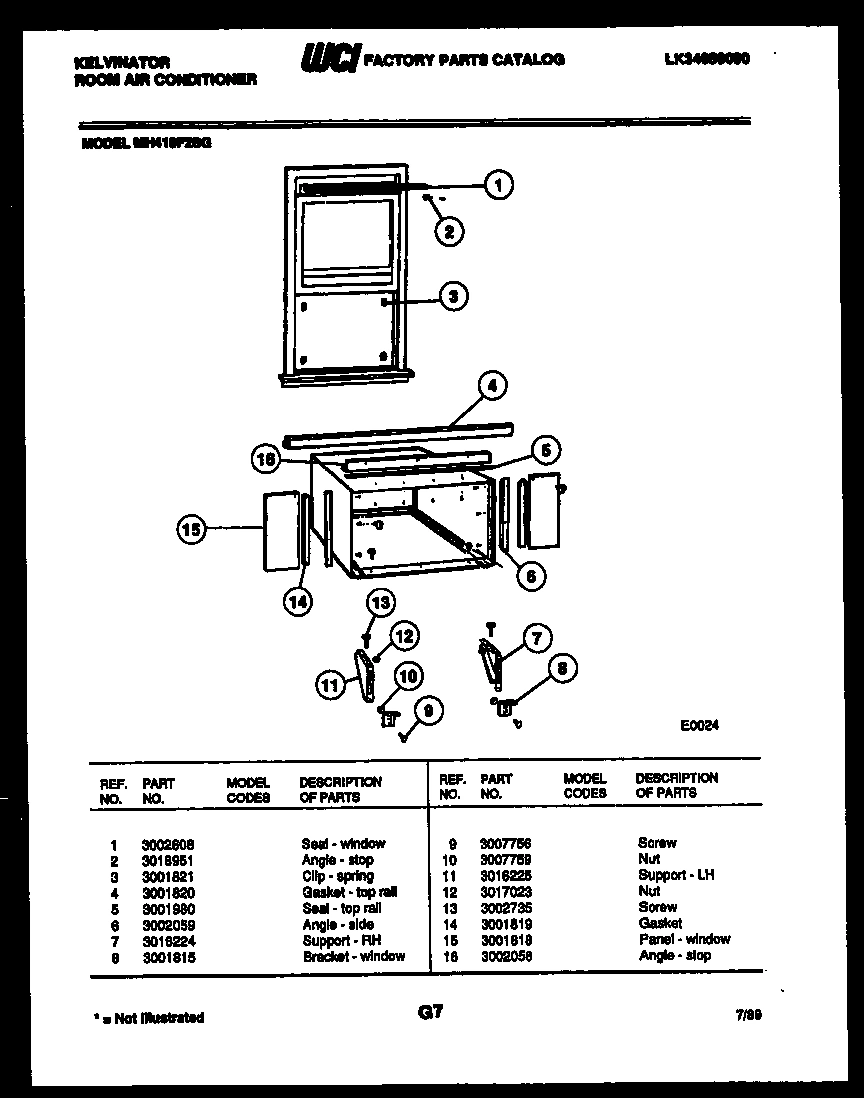 06 - CABINET AND INSTALLATION PARTS