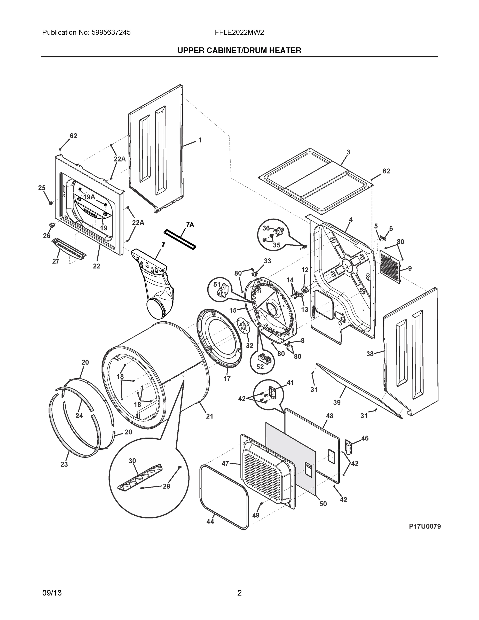 02 - UPPER CABINET/DRUM HEATER