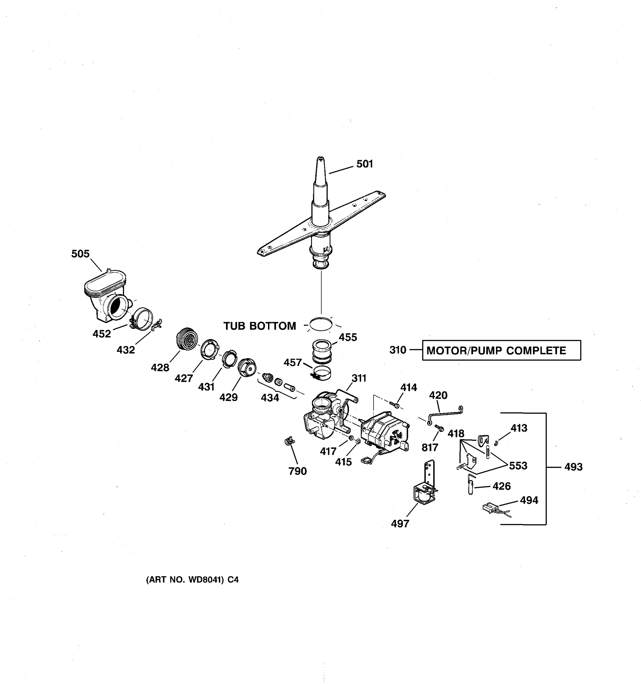 MOTOR-PUMP MECHANISM