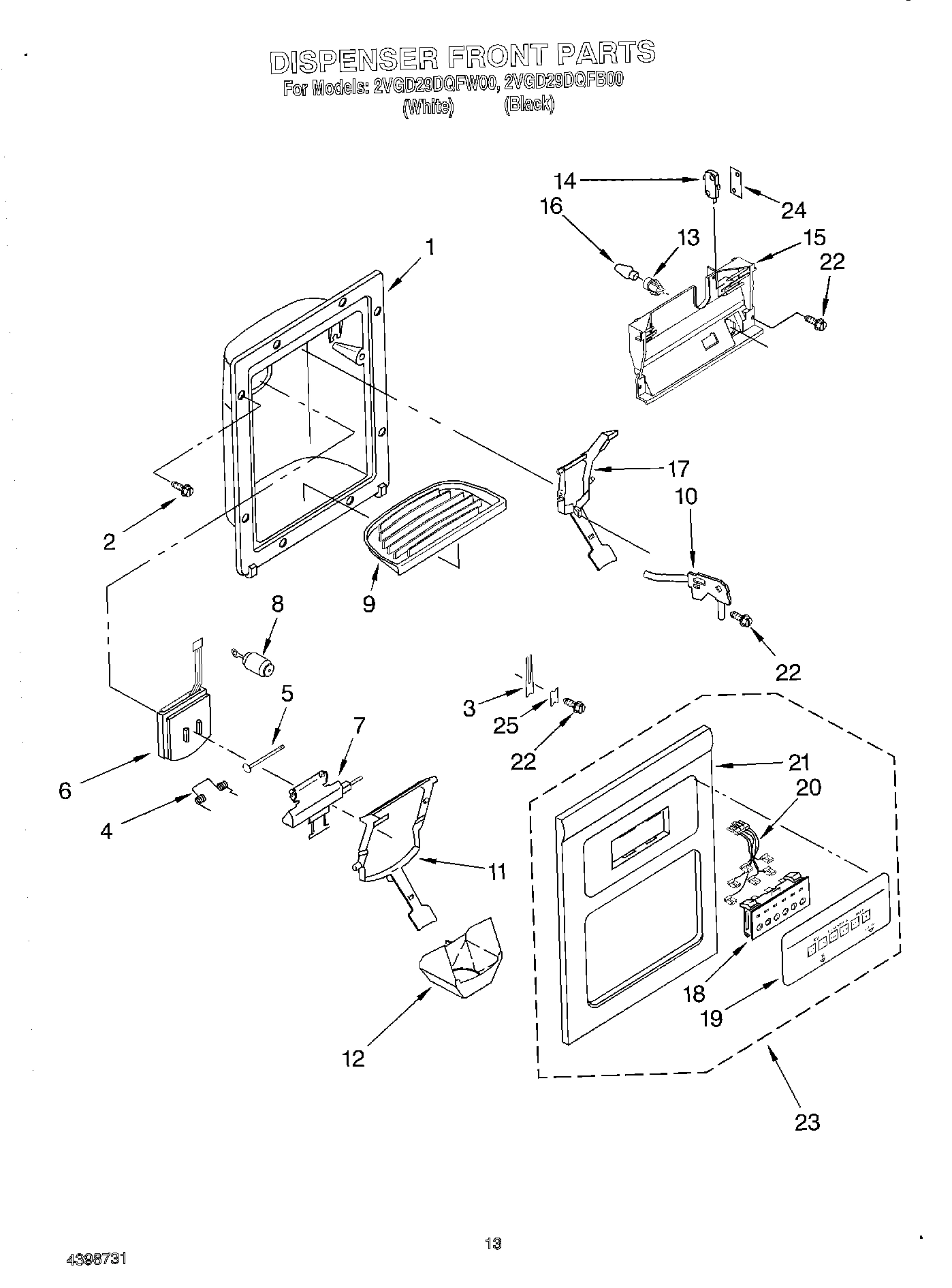 08 - DISPENSER FRONT