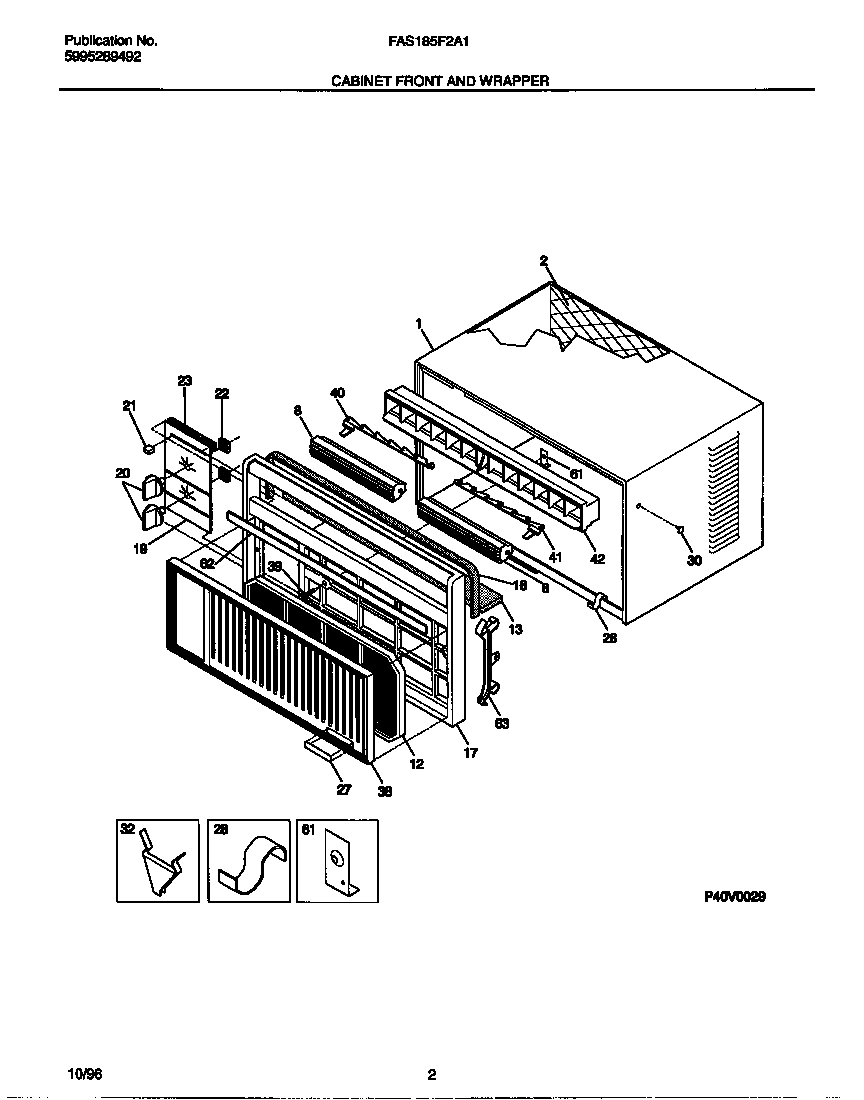 02 - CABINET FRONT AND WRAPPER