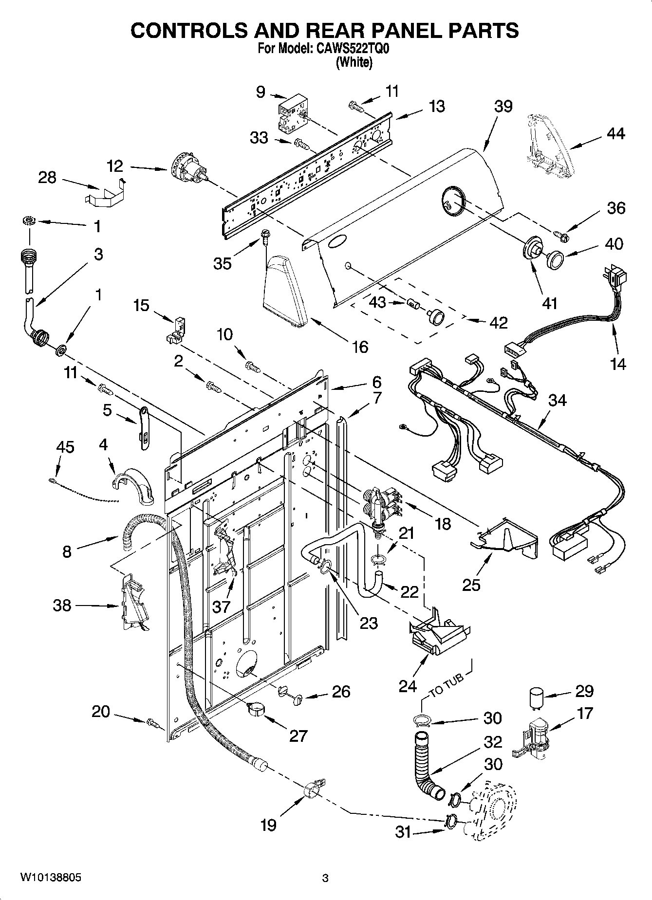02 - CONTROLS AND REAR PANEL PARTS