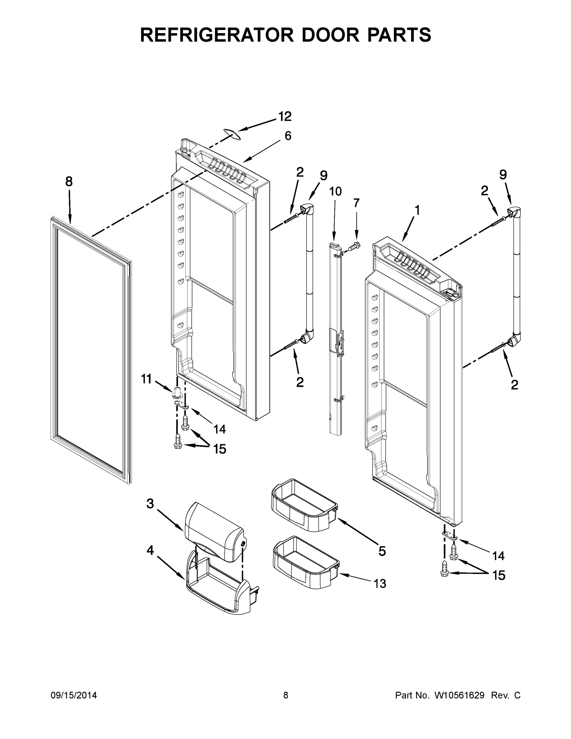 05 - REFRIGERATOR DOOR PARTS