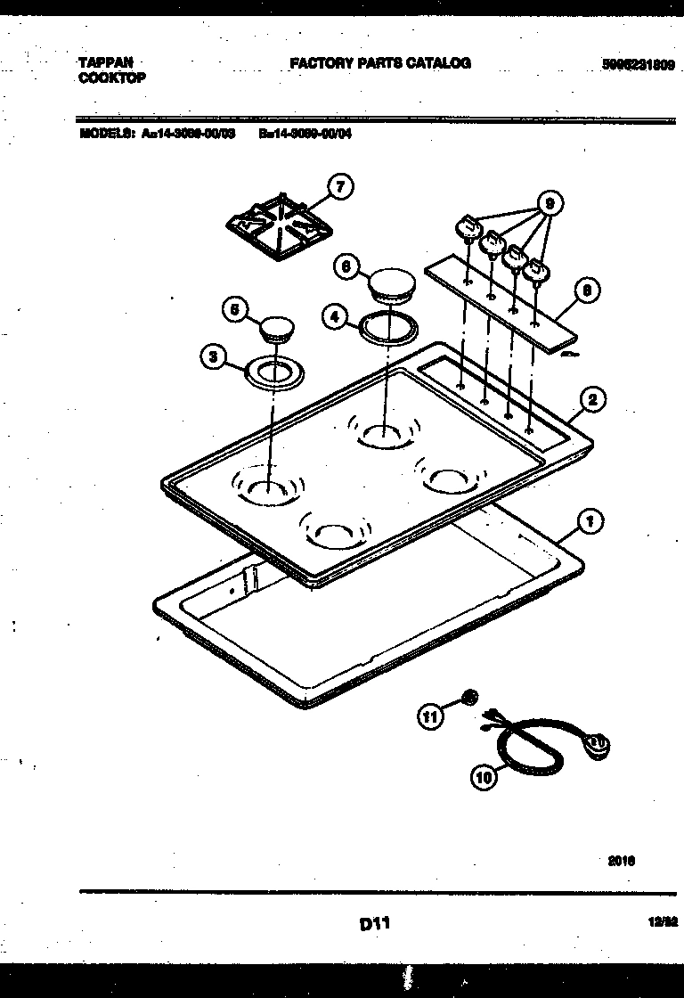 02 - COOKTOP PARTS