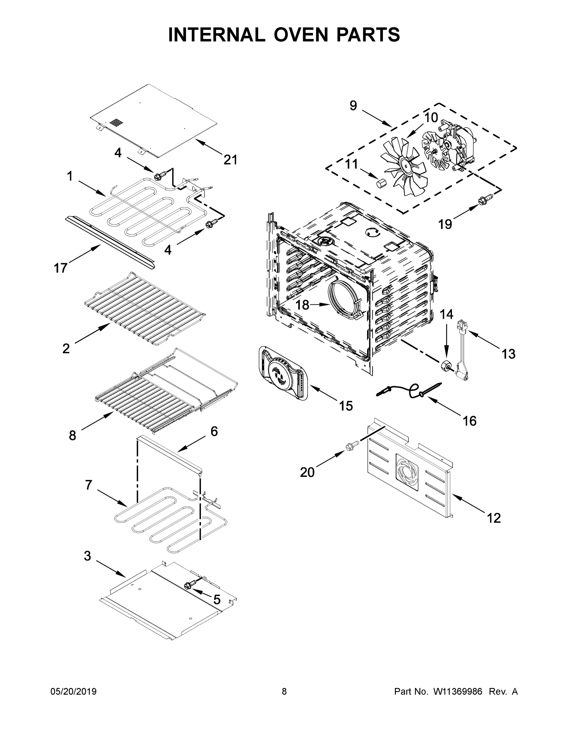 05 - INTERNAL OVEN PARTS