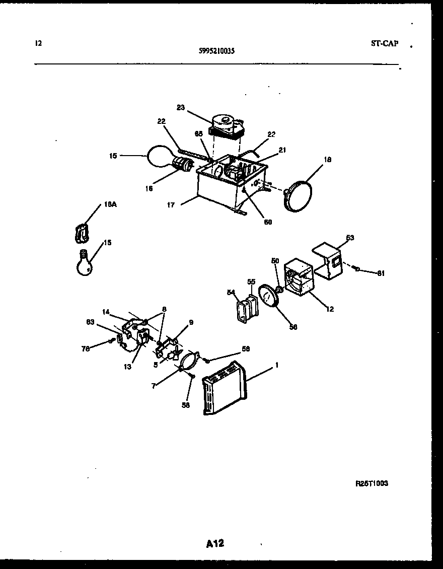 07 - REFRIGERATOR CONTROL ASSEMBLY, DAMP