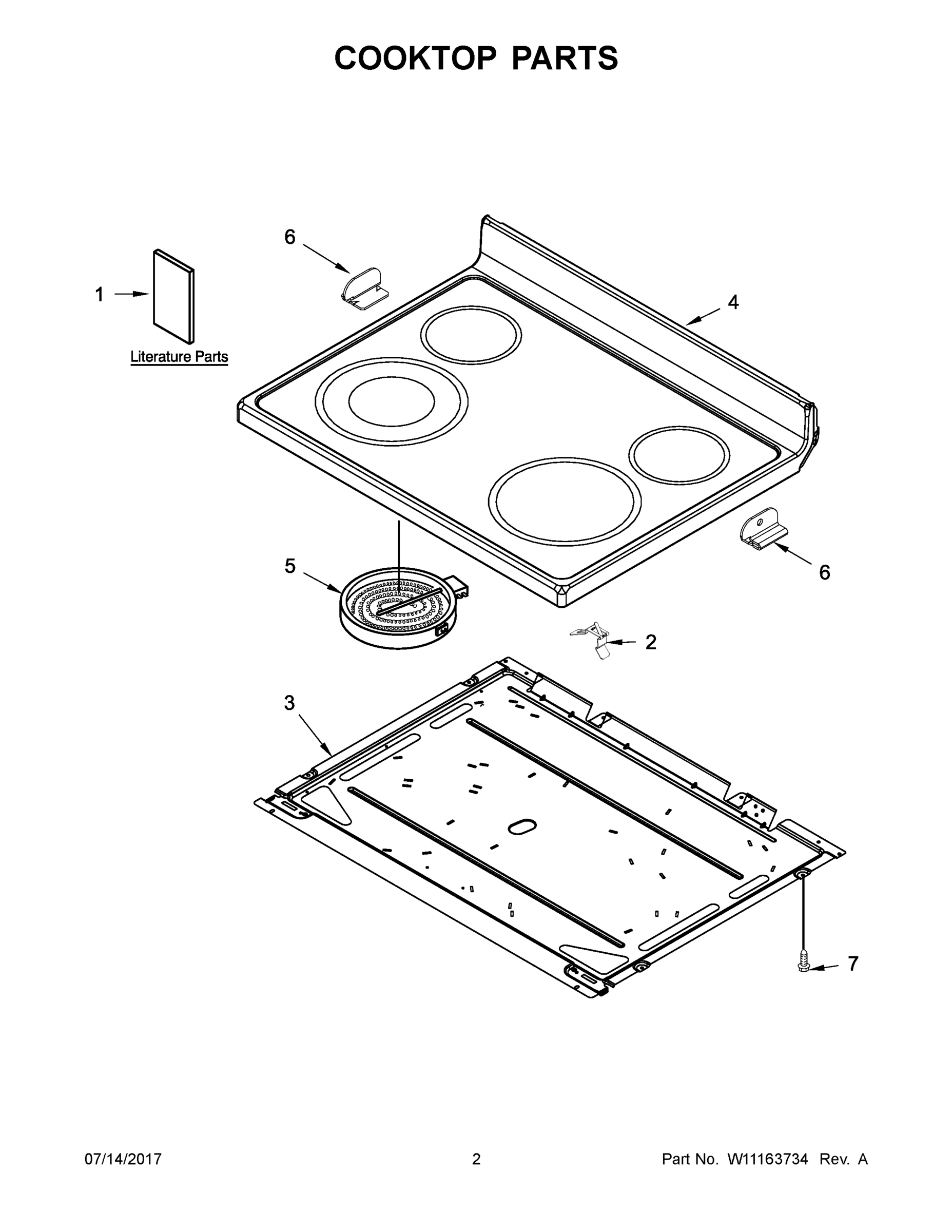 02 - COOKTOP PARTS