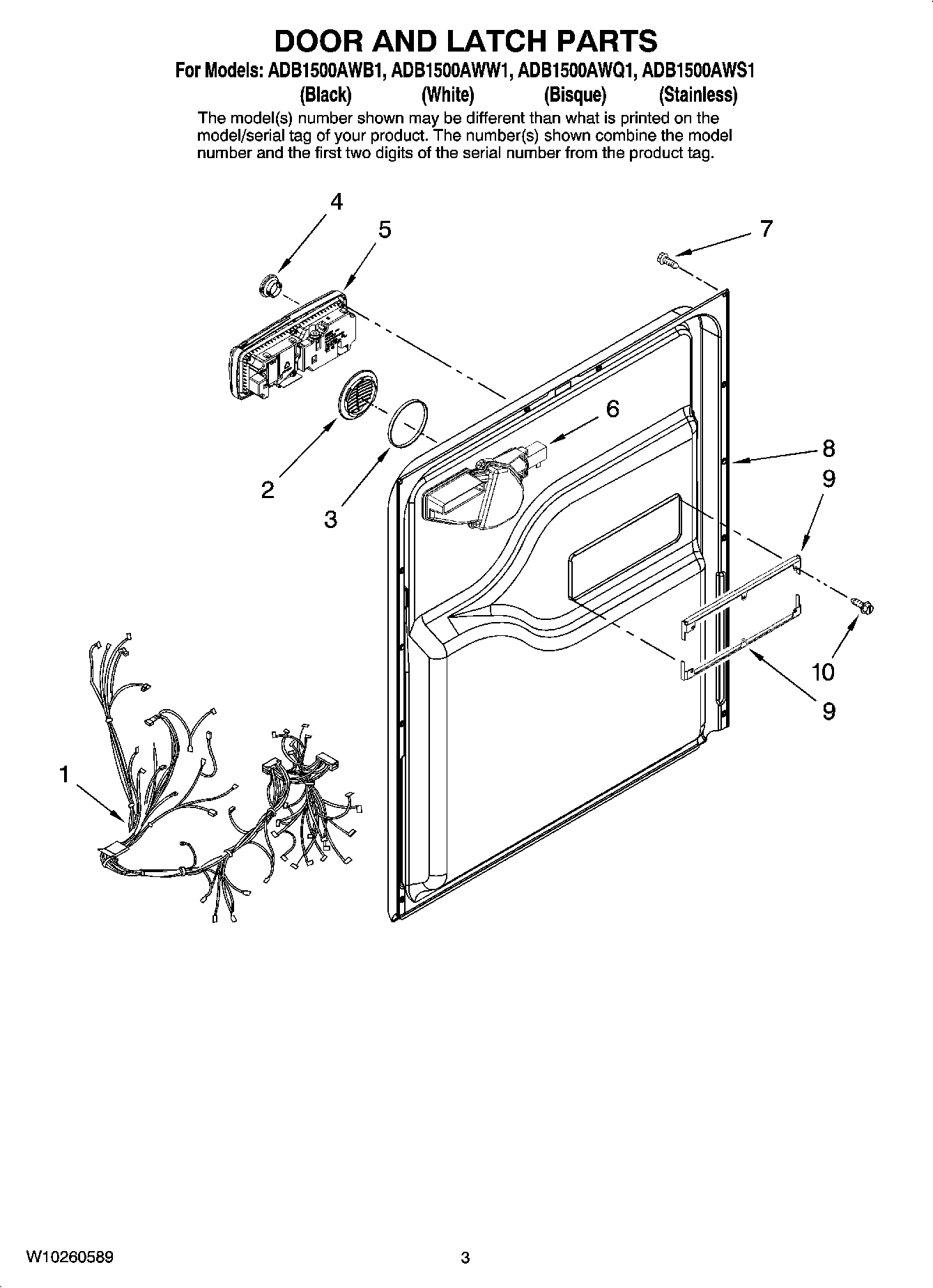 03 - DOOR AND LATCH PARTS
