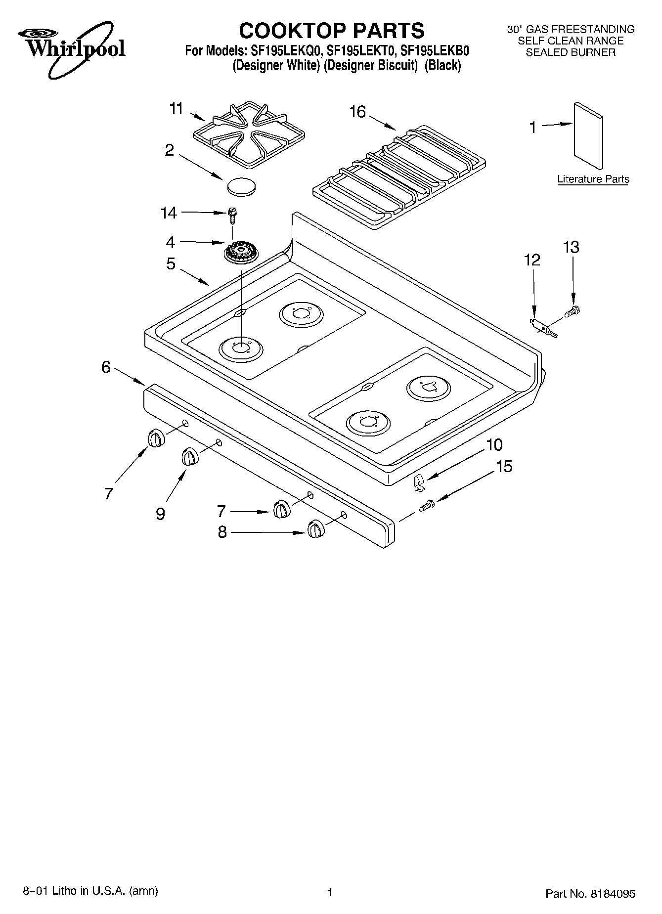 01 - COOKTOP, LITERATURE