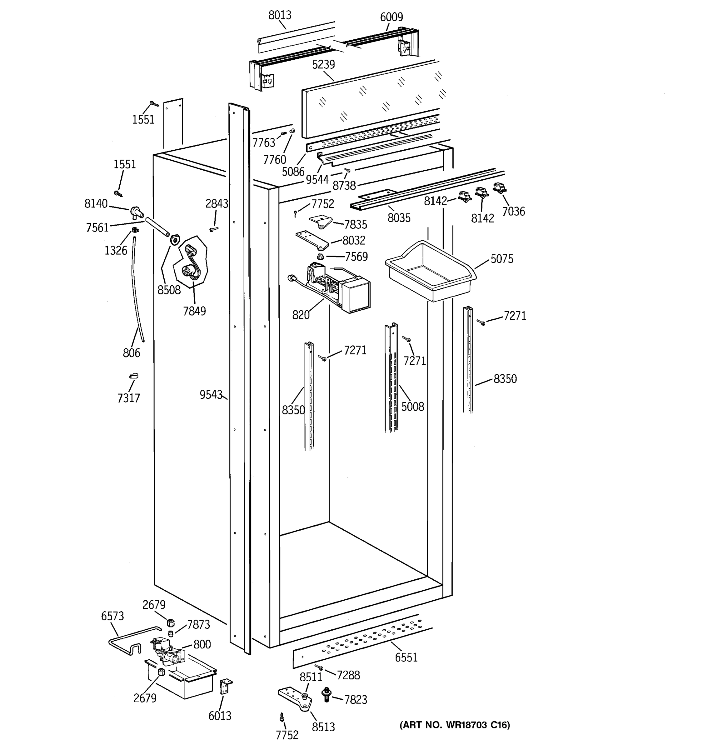 CABINET PARTS (2)