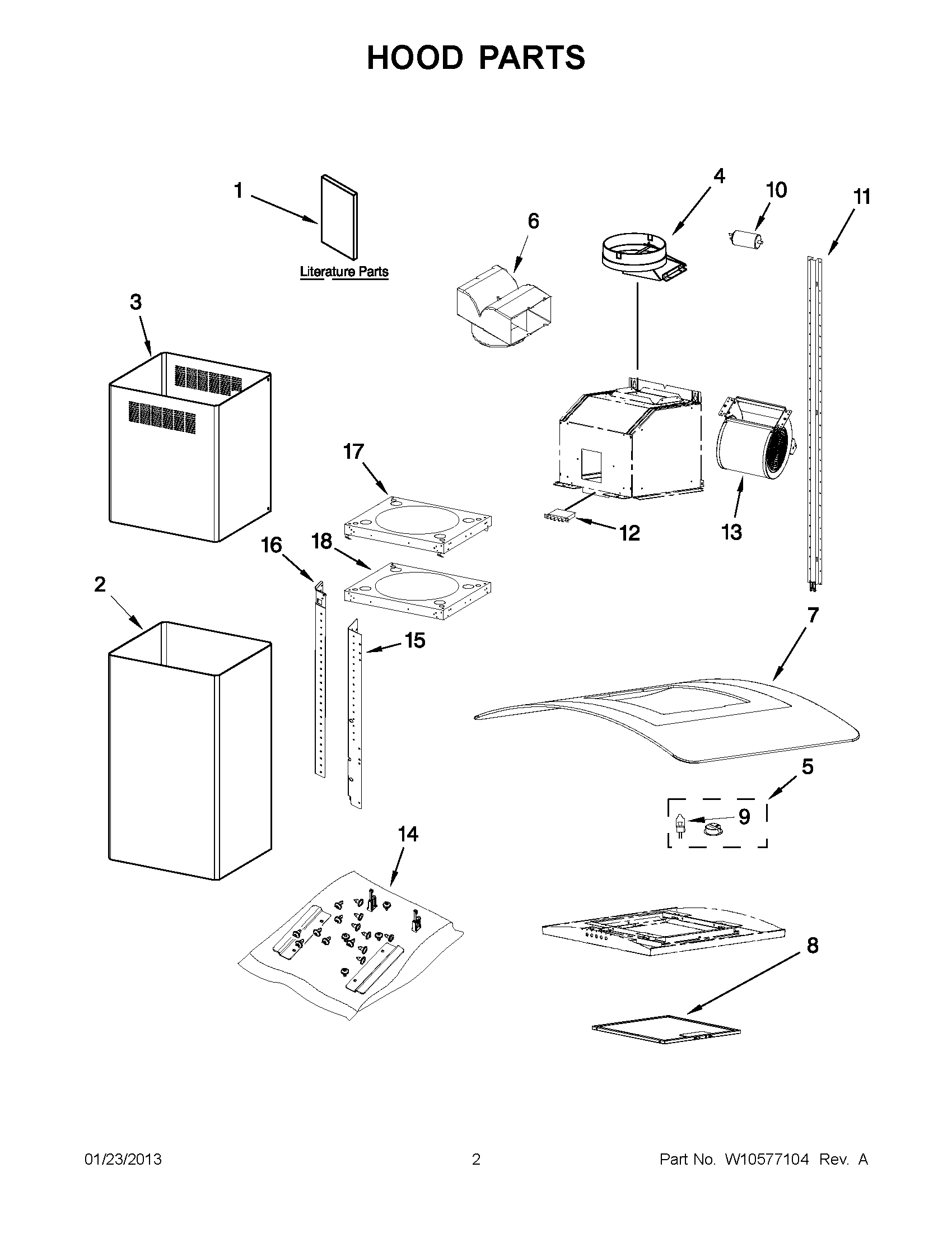 01 - HOOD PARTS