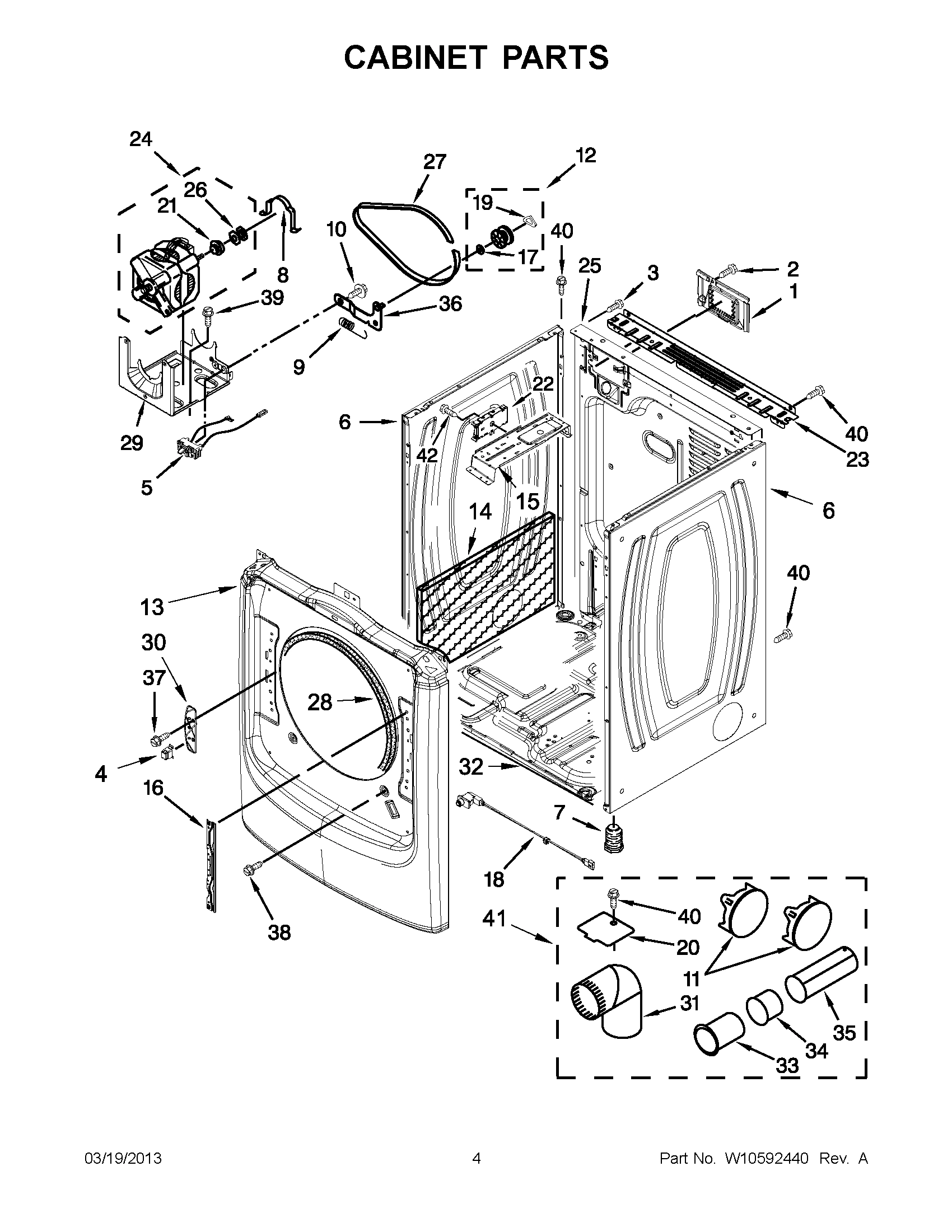 02 - CABINET PARTS
