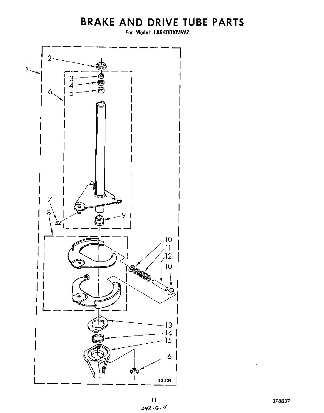09 - BRAKE AND DRIVE TUBE