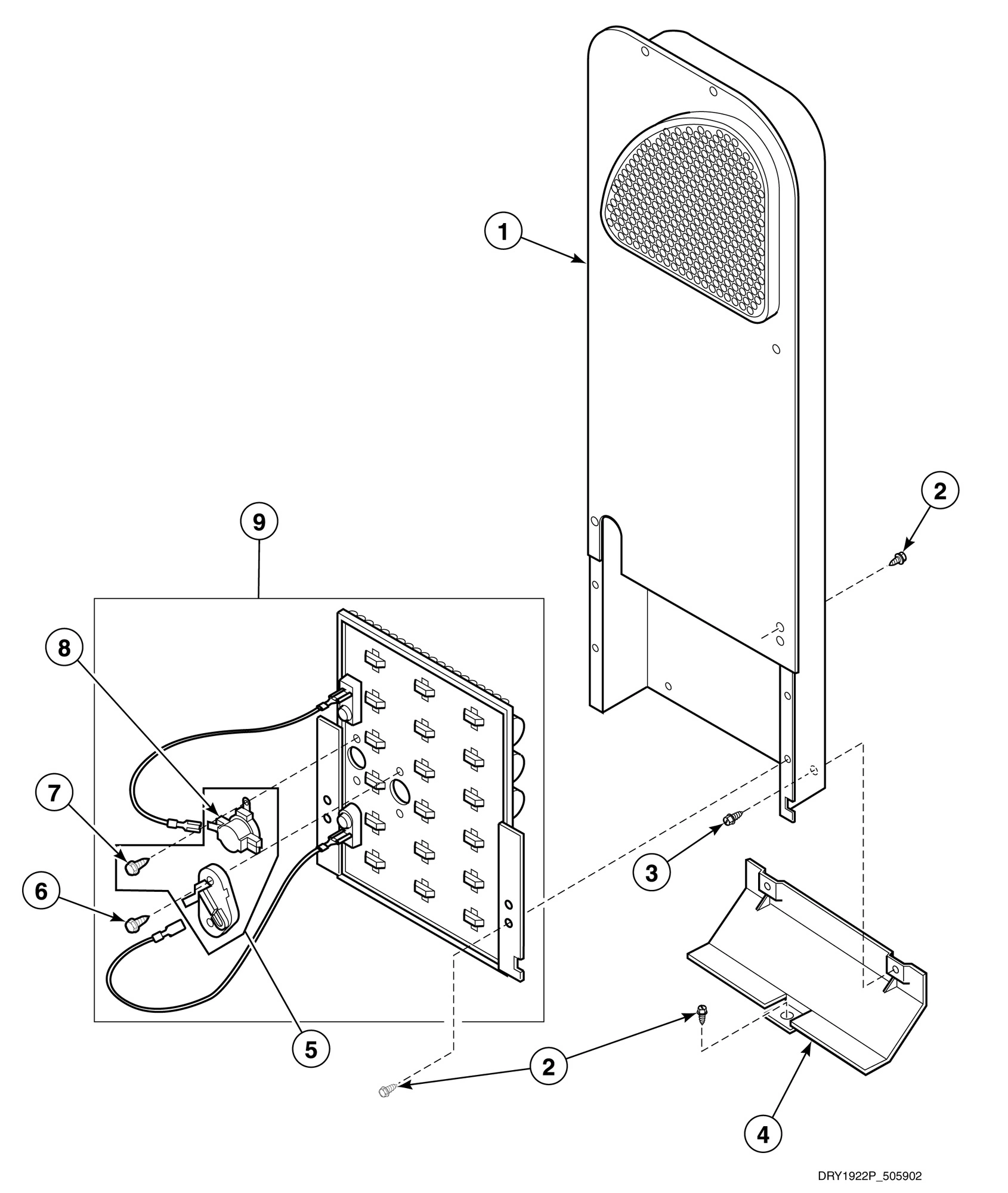 Heater Duct and Element Assembly