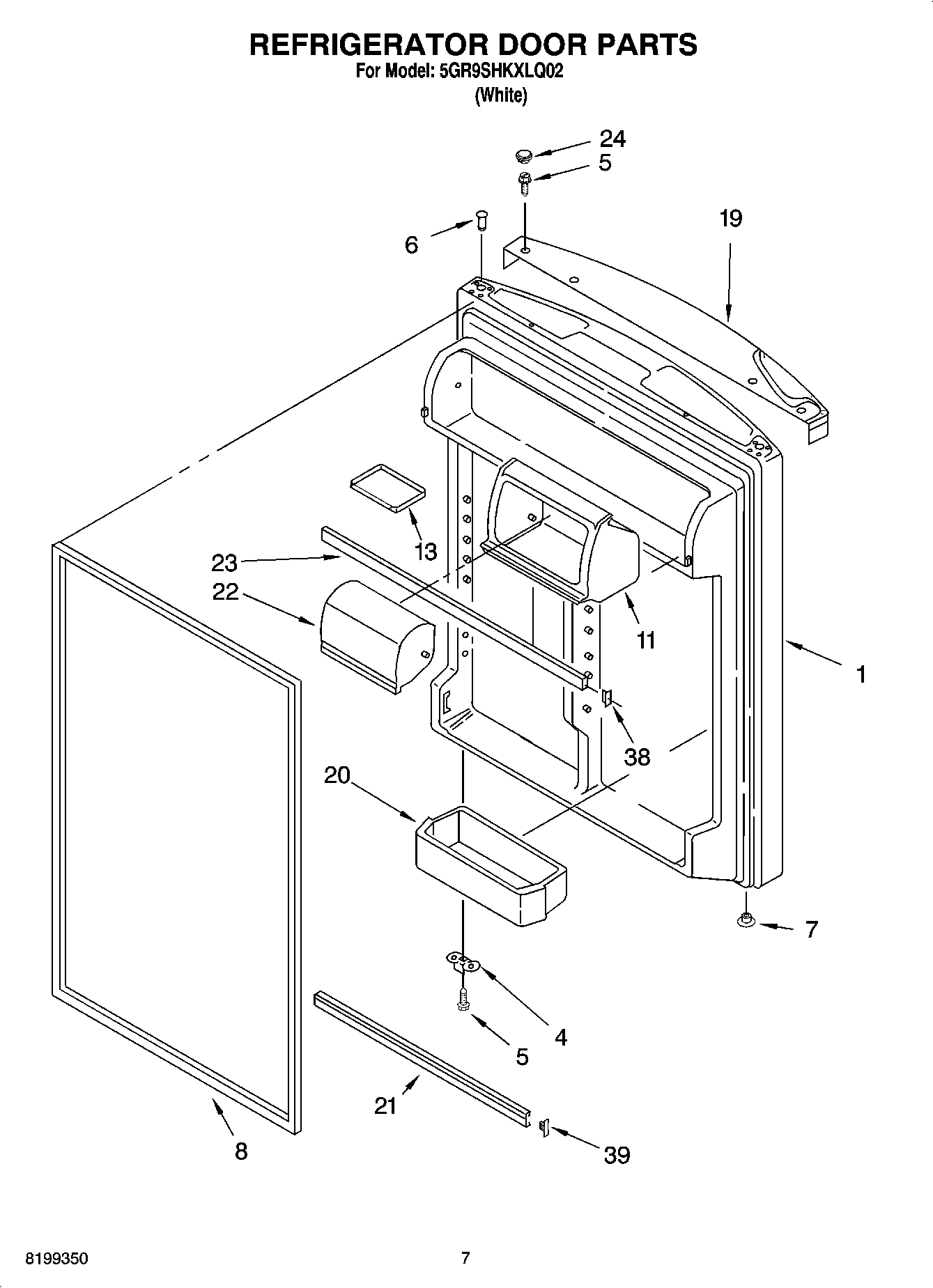04 - REFRIGERATOR DOOR PARTS