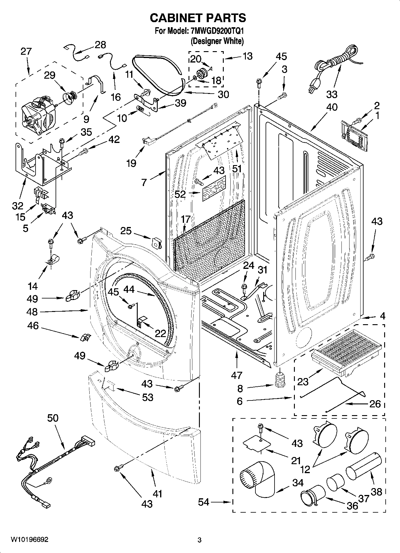 02 - CABINET PARTS