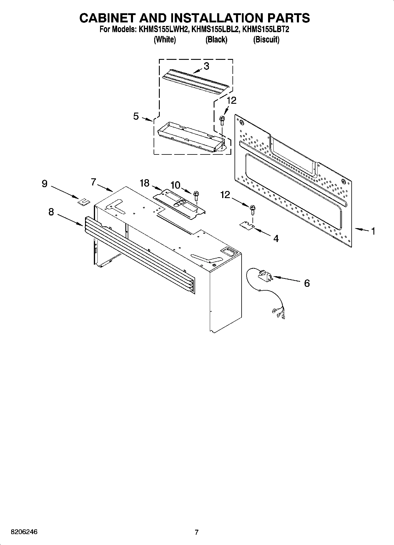 06 - CABINET AND INSTALLATION PARTS