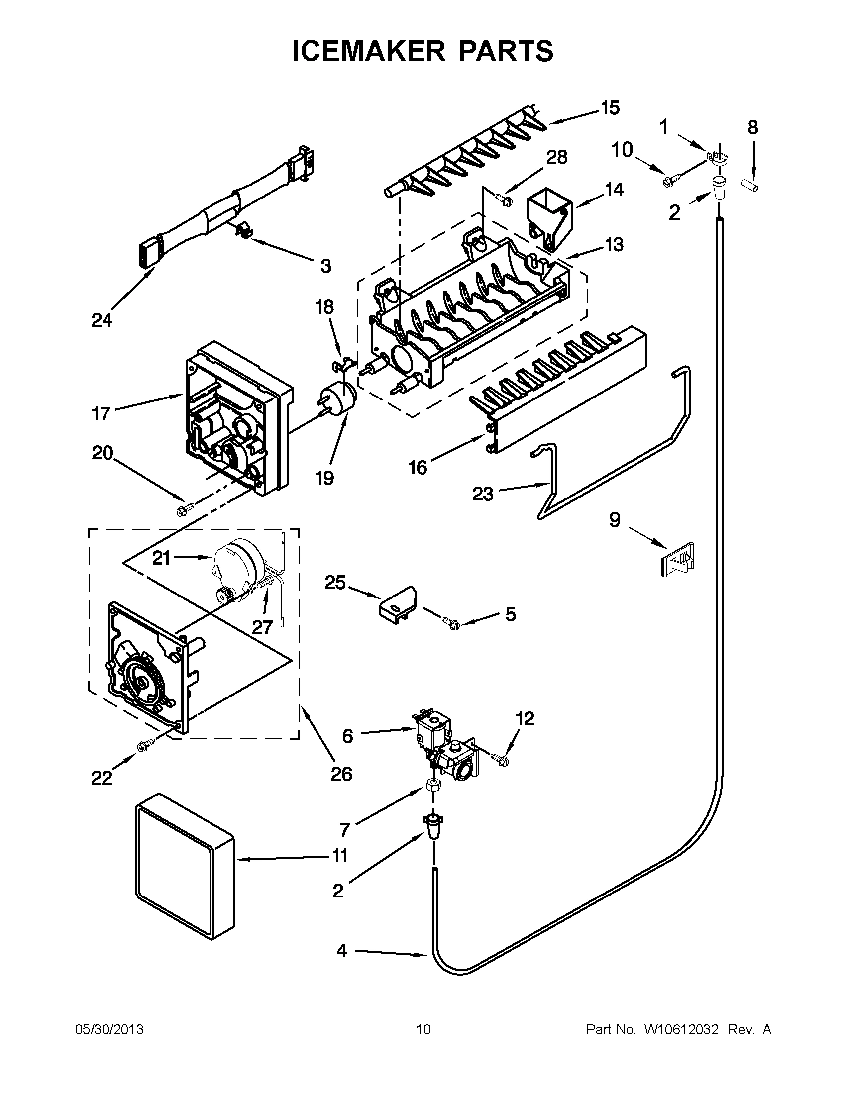 05 - ICEMAKER PARTS