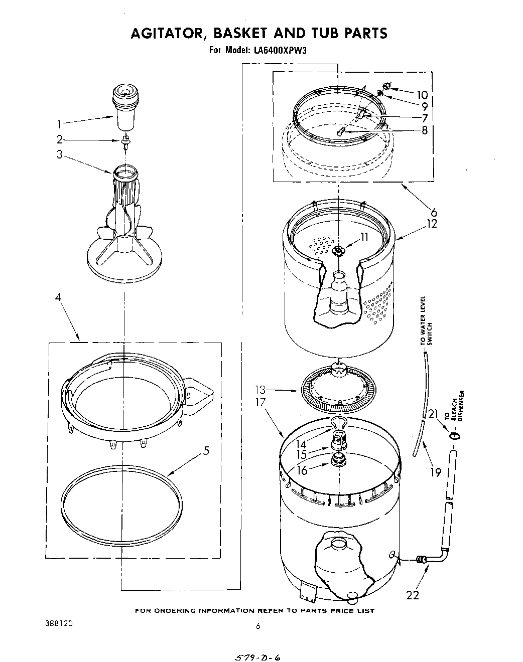04 - AGITATOR, BASKET AND TUB