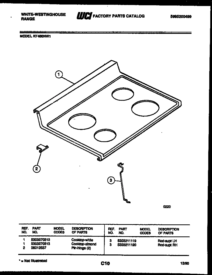 03 - COOKTOP PARTS