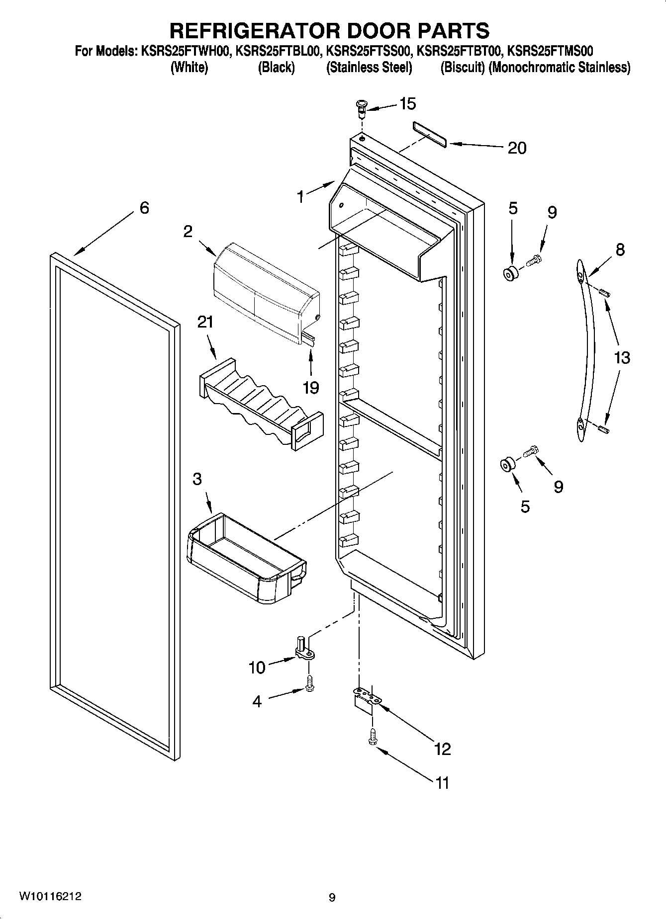 06 - REFRIGERATOR DOOR PARTS