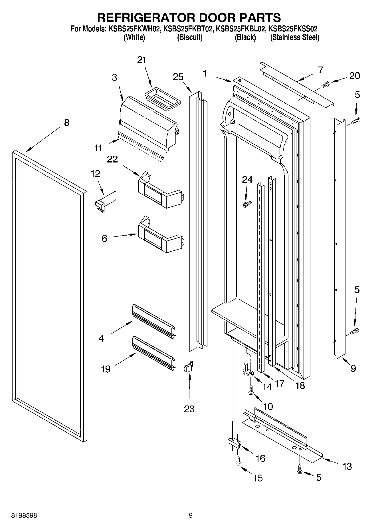 06 - REFRIGERATOR DOOR PARTS