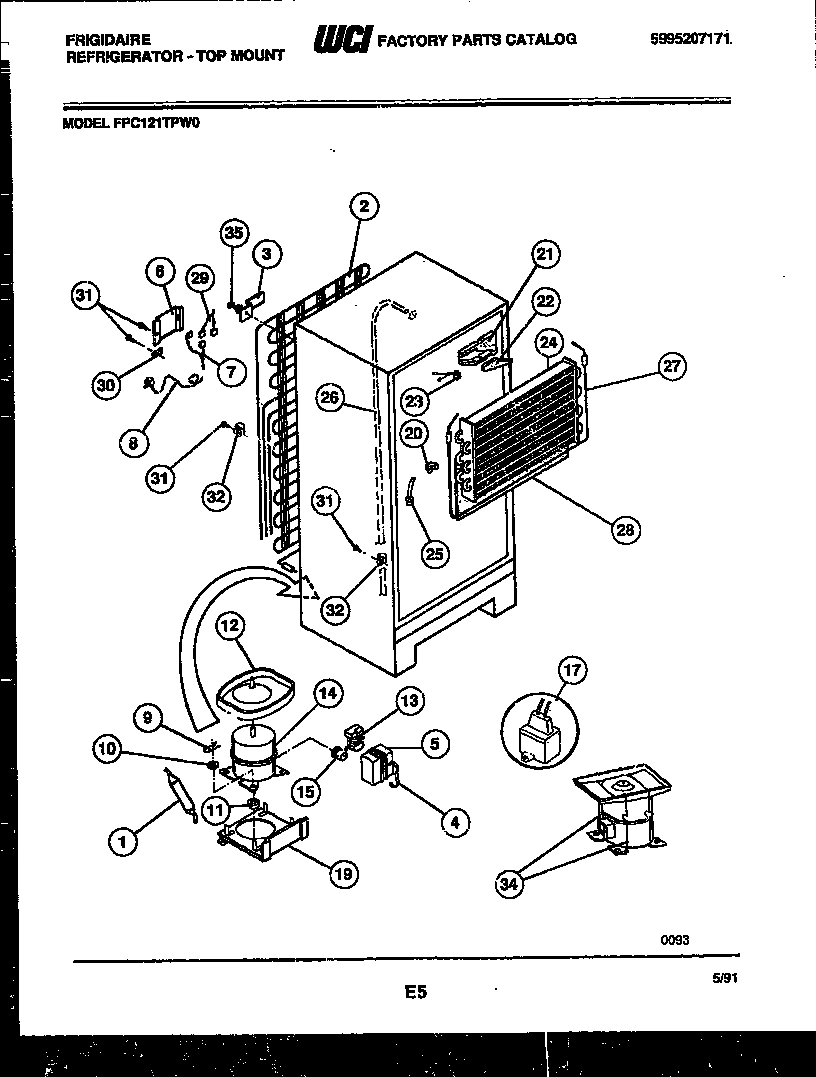05 - SYSTEM AND AUTOMATIC DEFROST PARTS