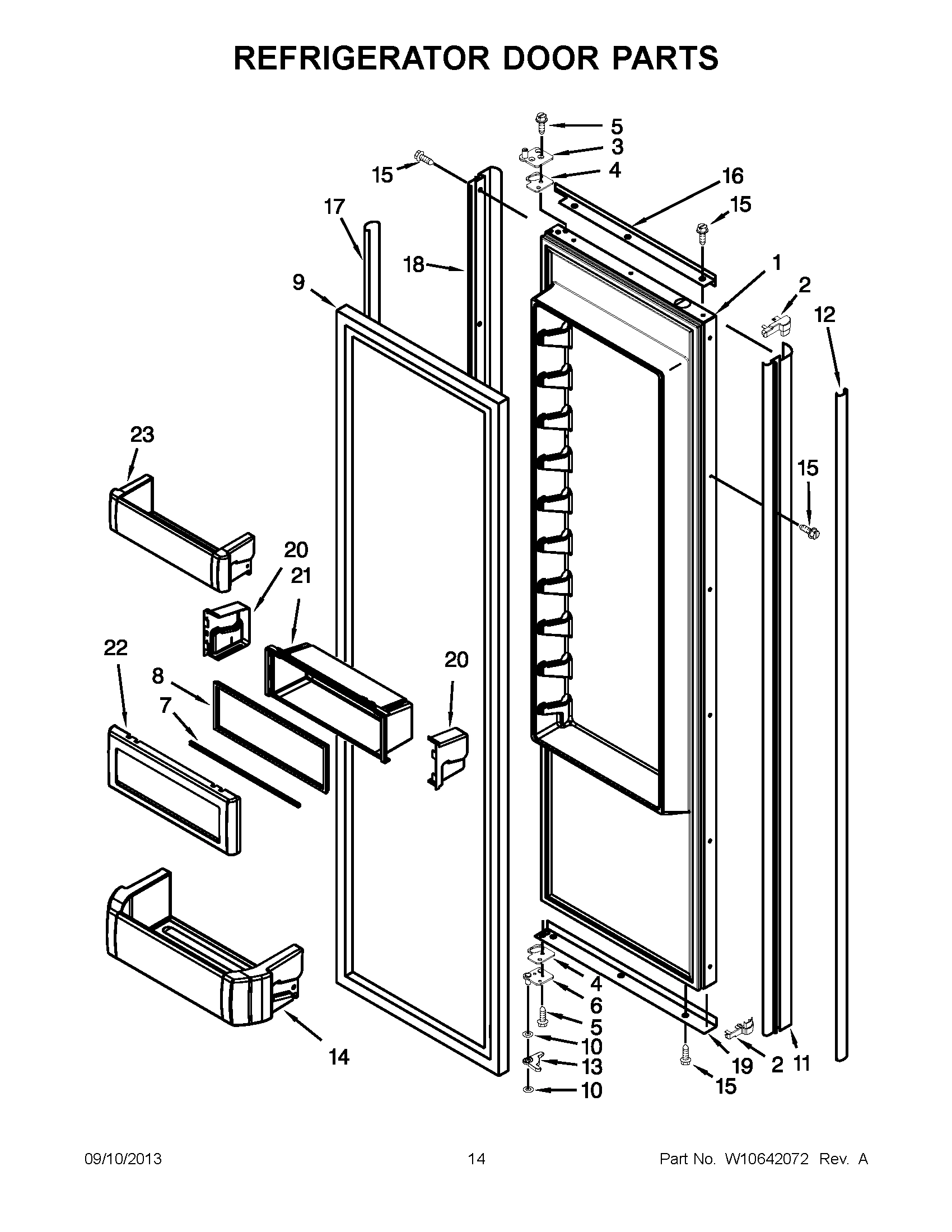 08 - REFRIGERATOR DOOR PARTS