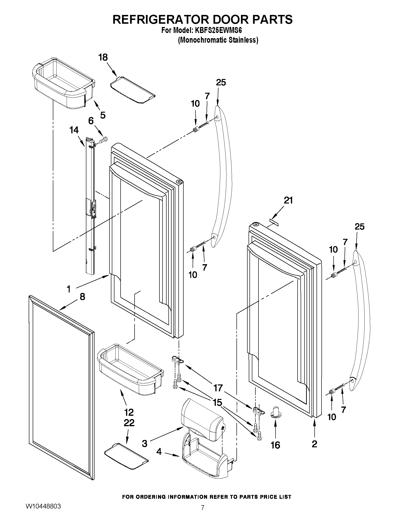 04 - REFRIGERATOR DOOR PARTS