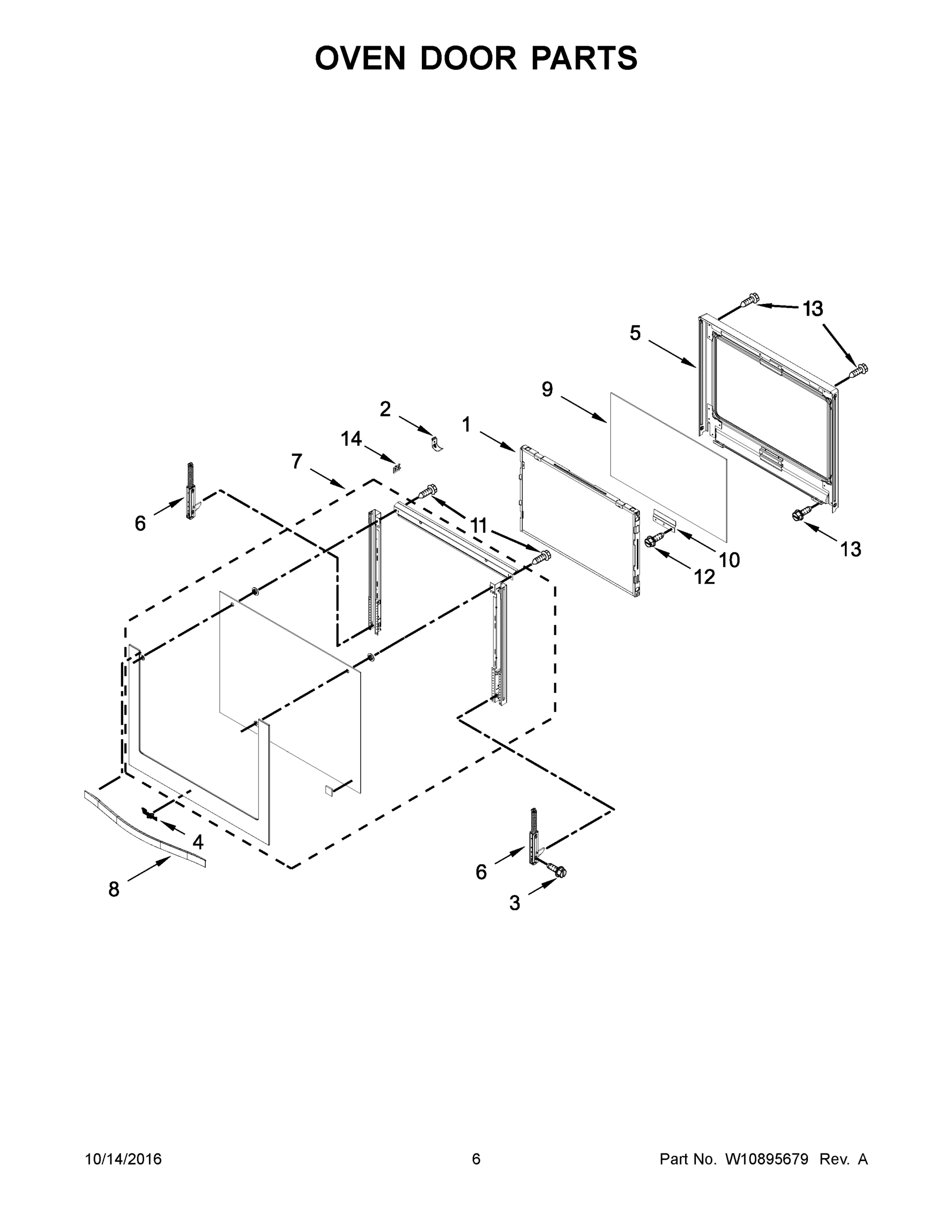 04 - OVEN DOOR PARTS