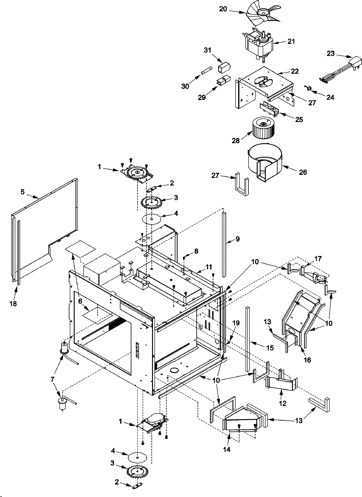 01 - ANTENNAS, BLOWER, DUCTS,