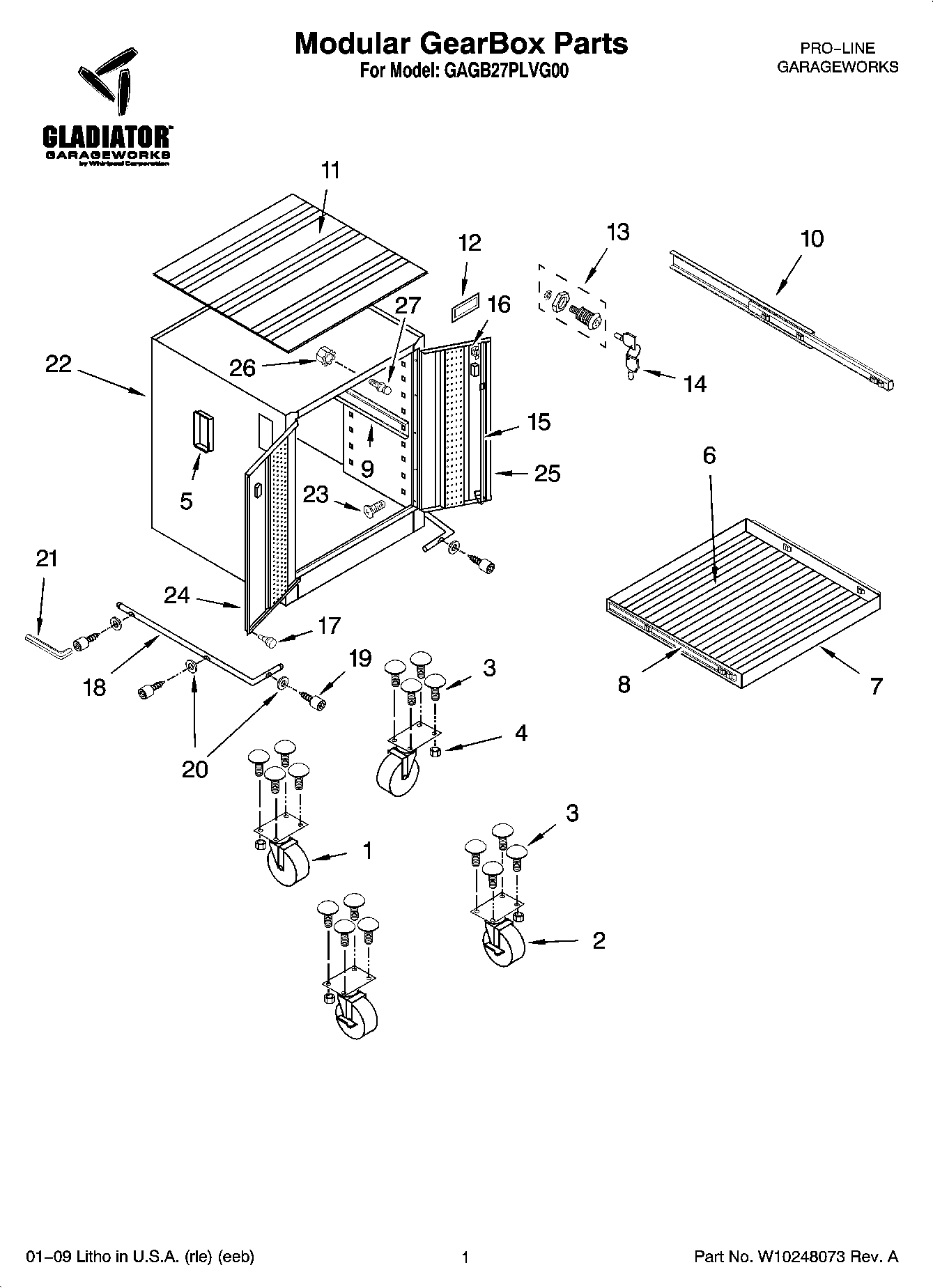 01 - Modular GearBox Parts