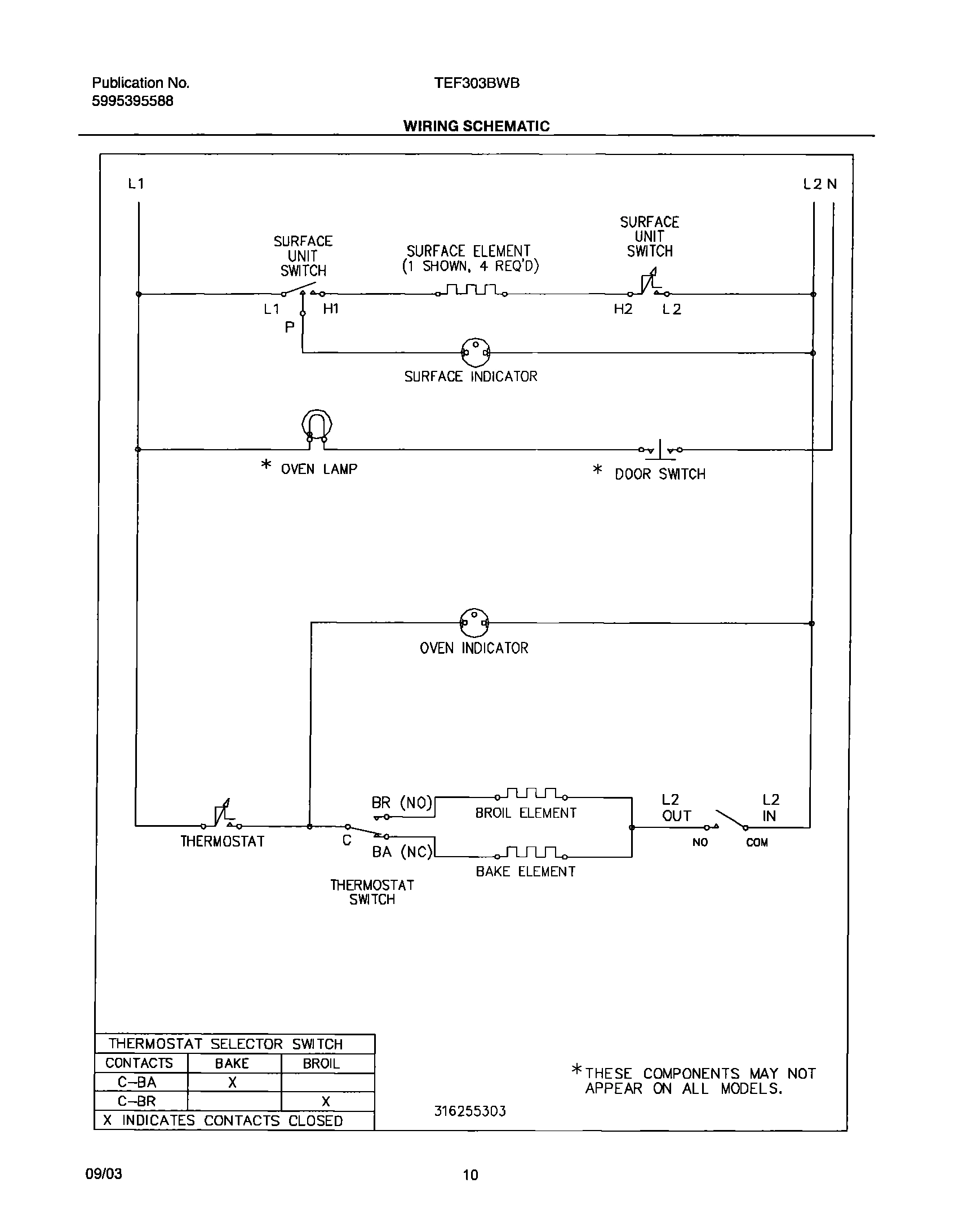 10 - WIRING SCHEMATIC