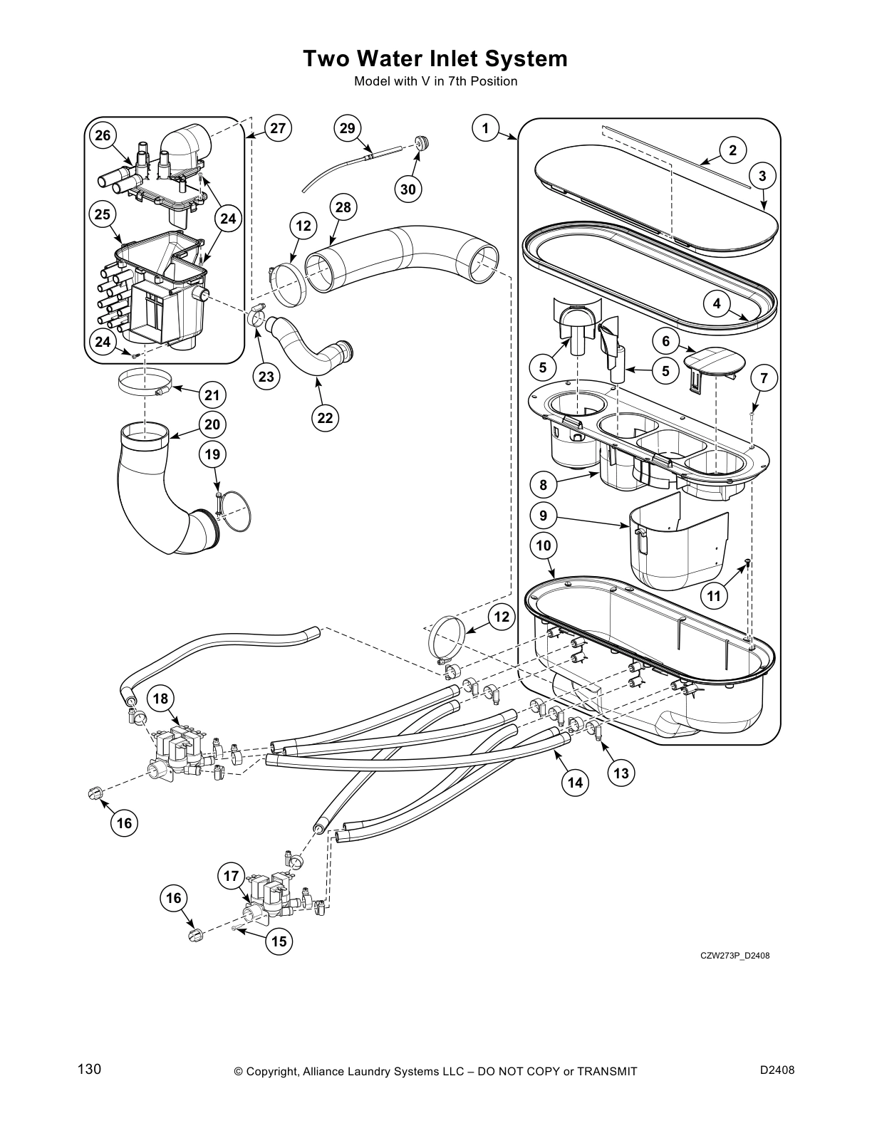 Two Water Inlet System