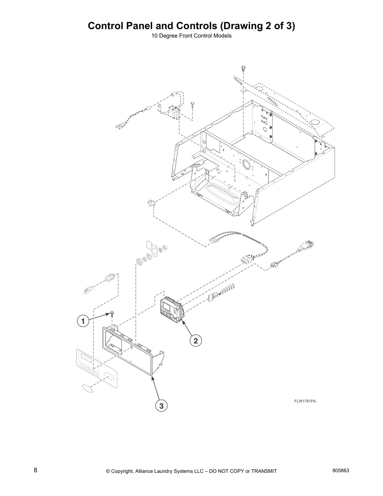 Control Panel and Controls (Drawing 2 of 3)