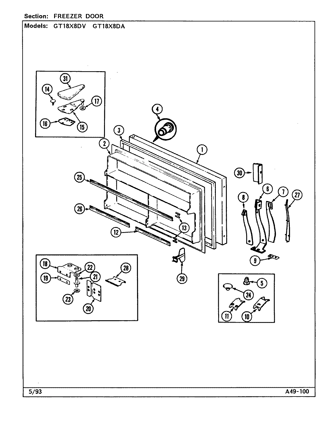 02 - FREEZER DOOR