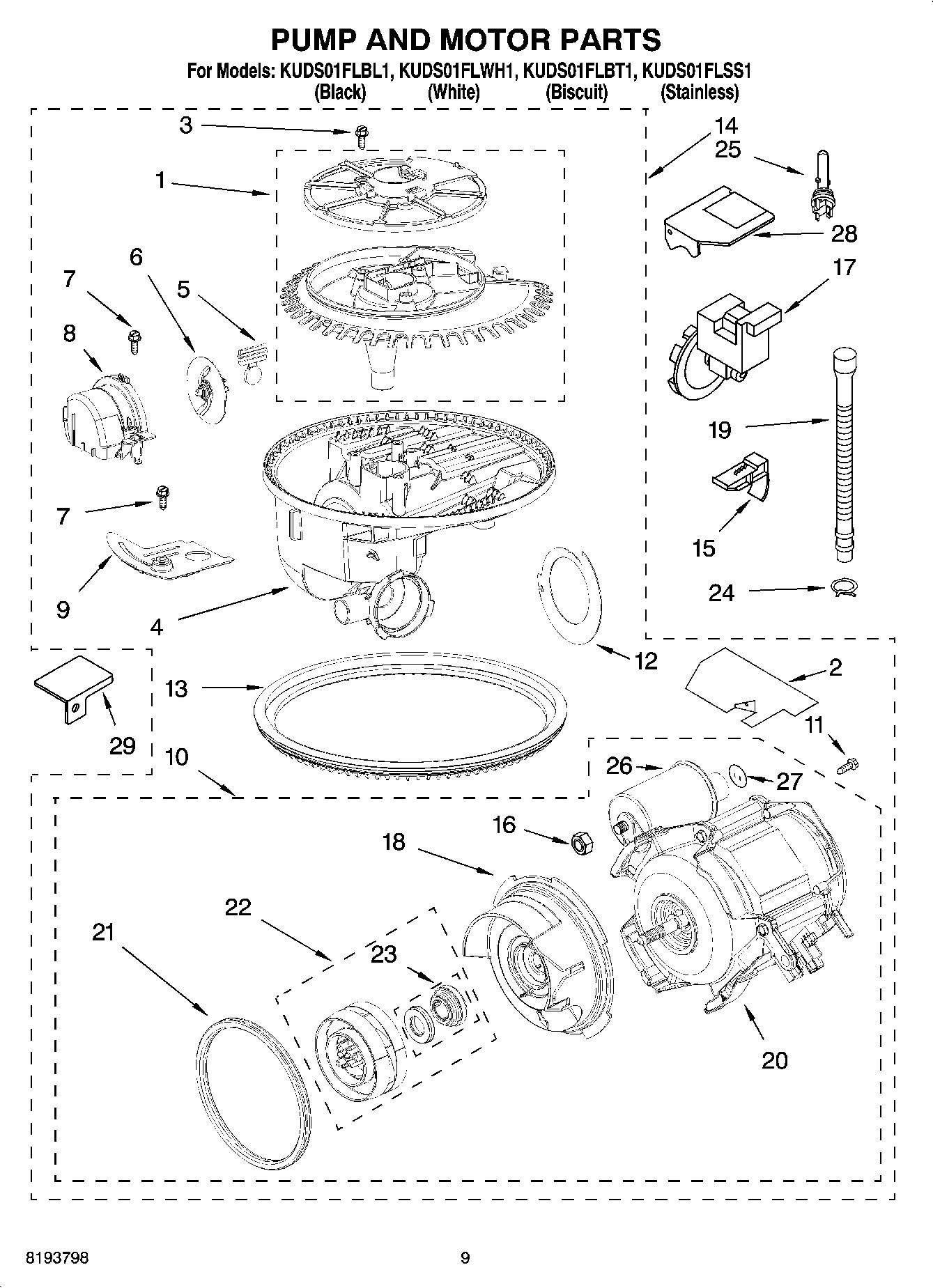 08 - PUMP AND MOTOR PARTS