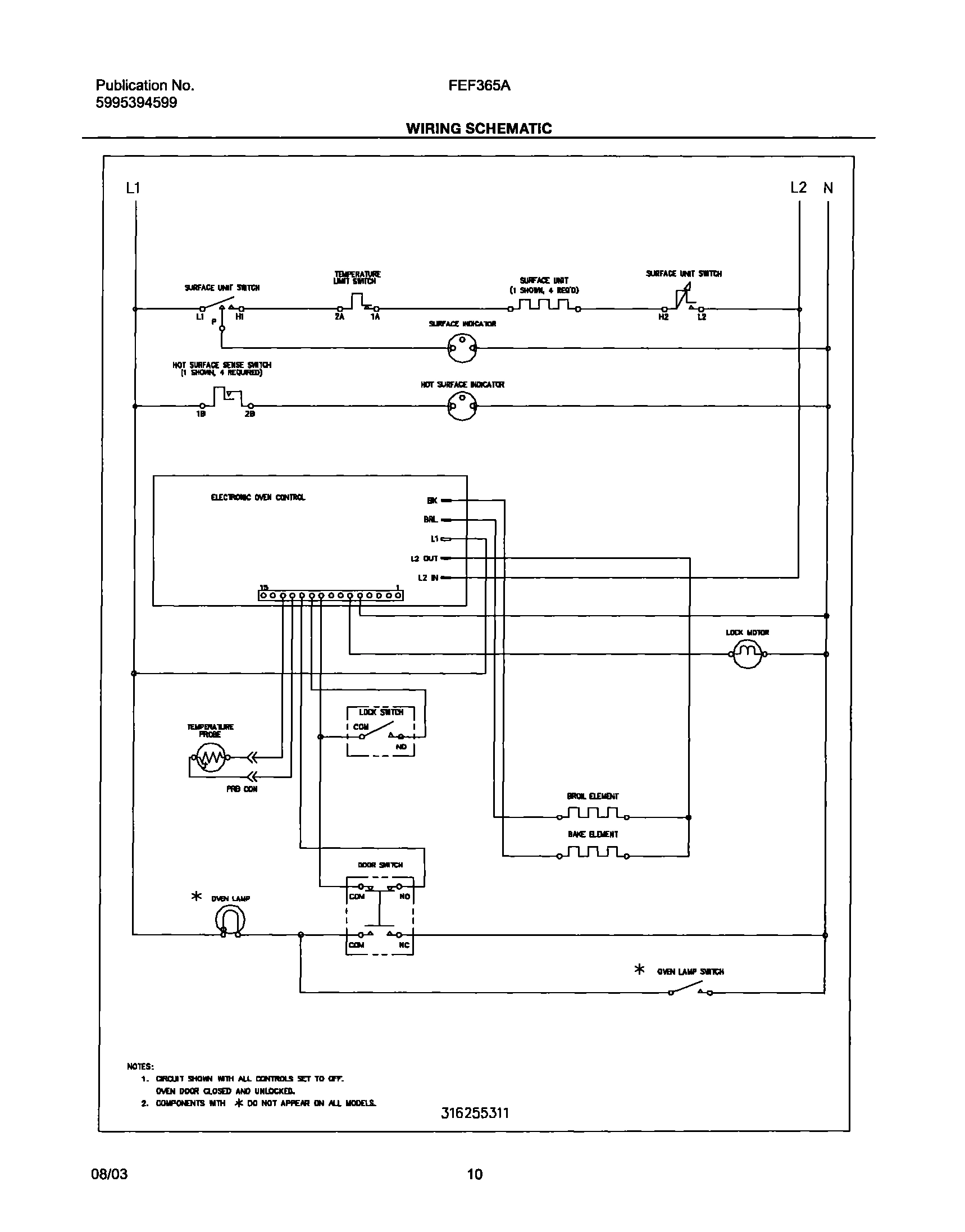 10 - WIRING SCHEMATIC