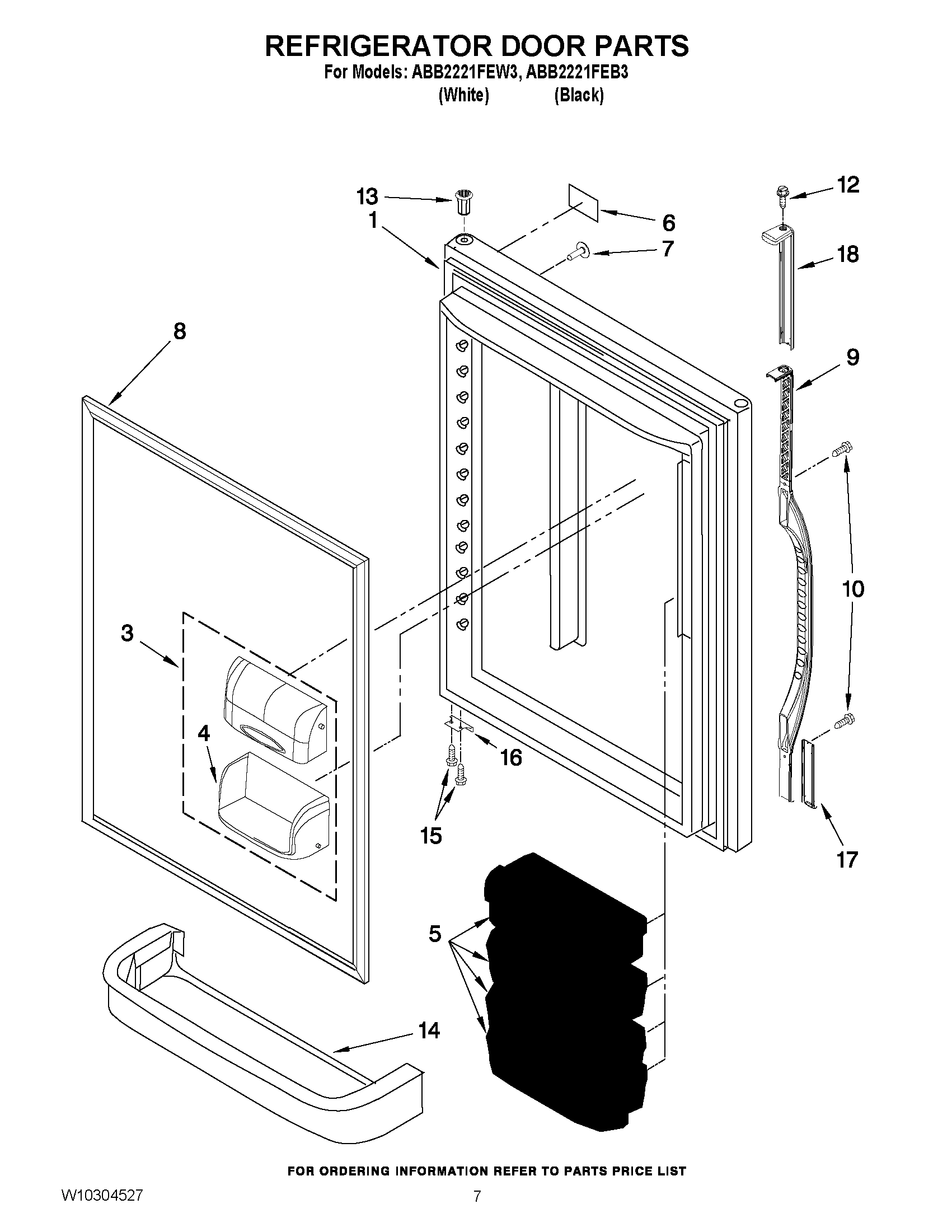 04 - REFRIGERATOR DOOR PARTS