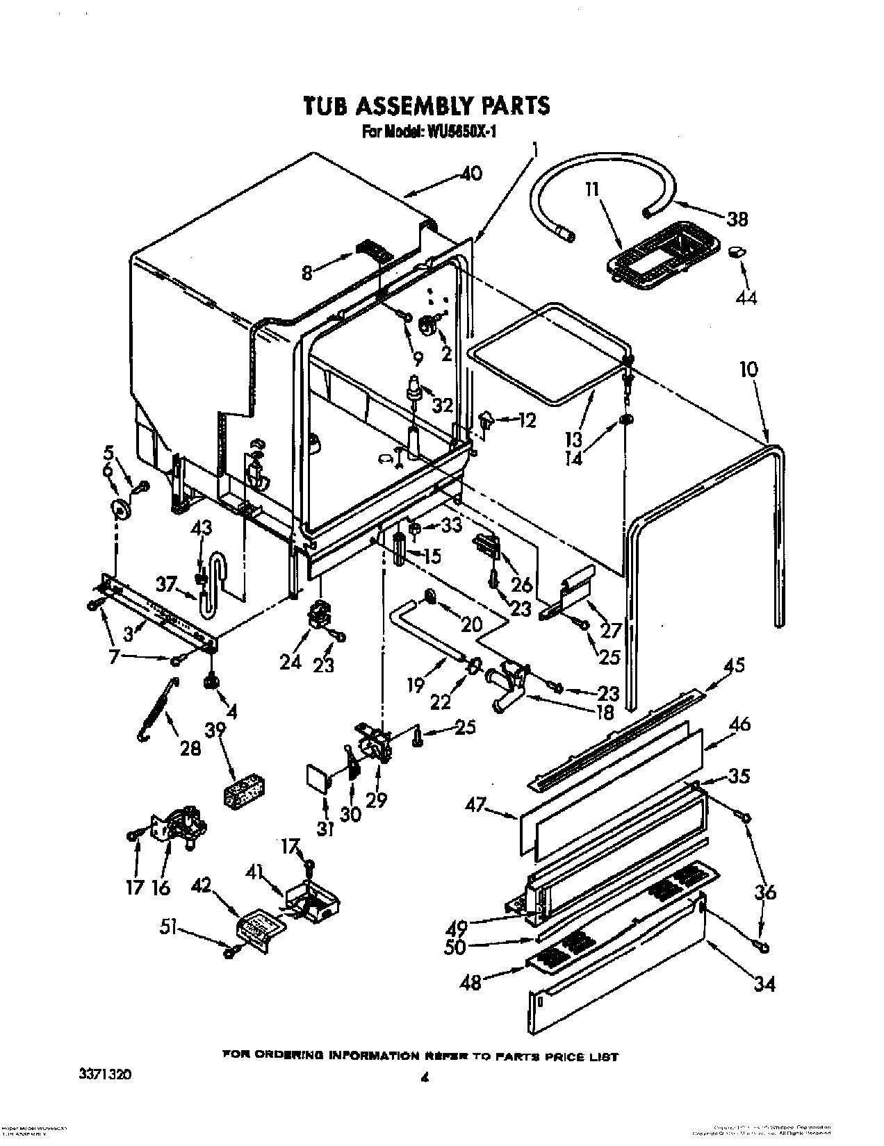 04 - TUB ASSEMBLY, LIT/OPTIONAL