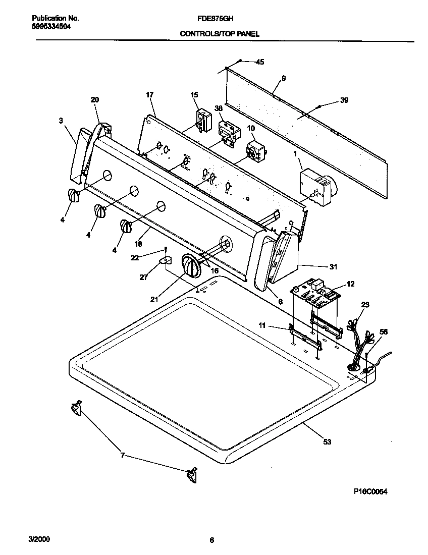 04 - P16C0054 CONTROL PANEL