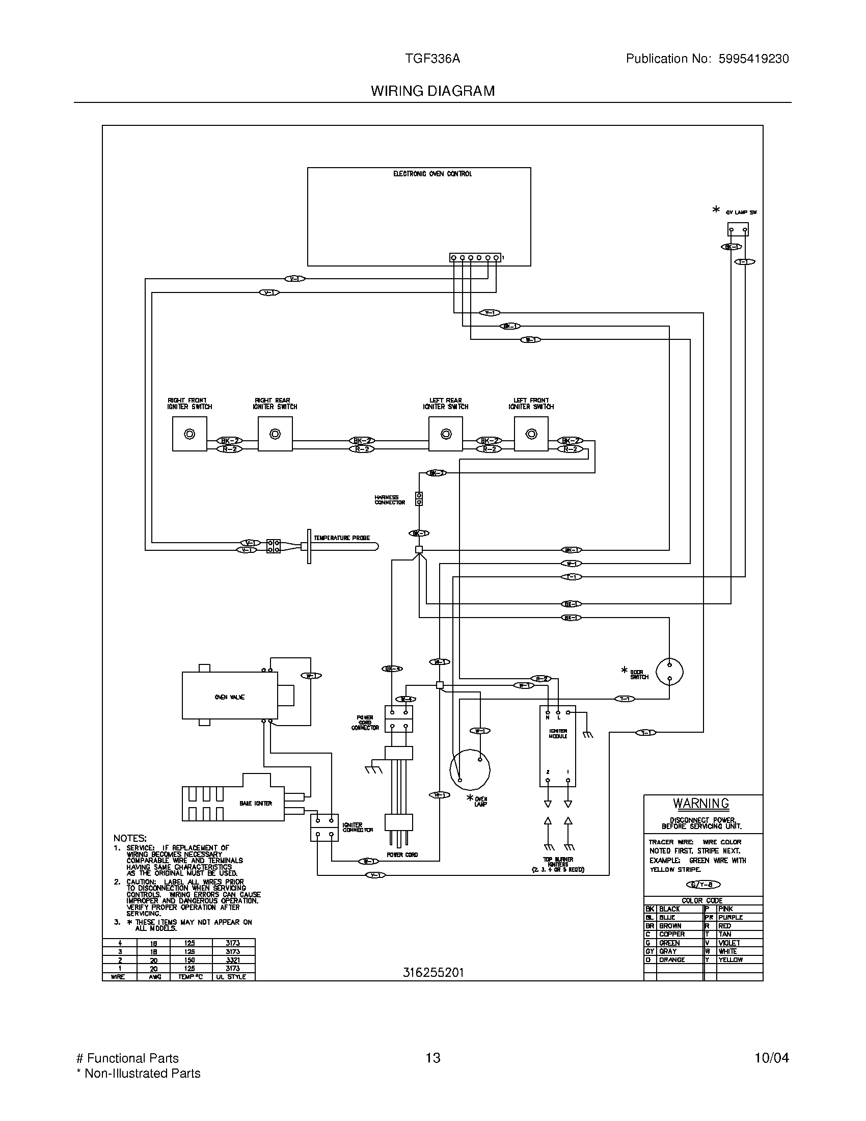 13 - WIRING DIAGRAM