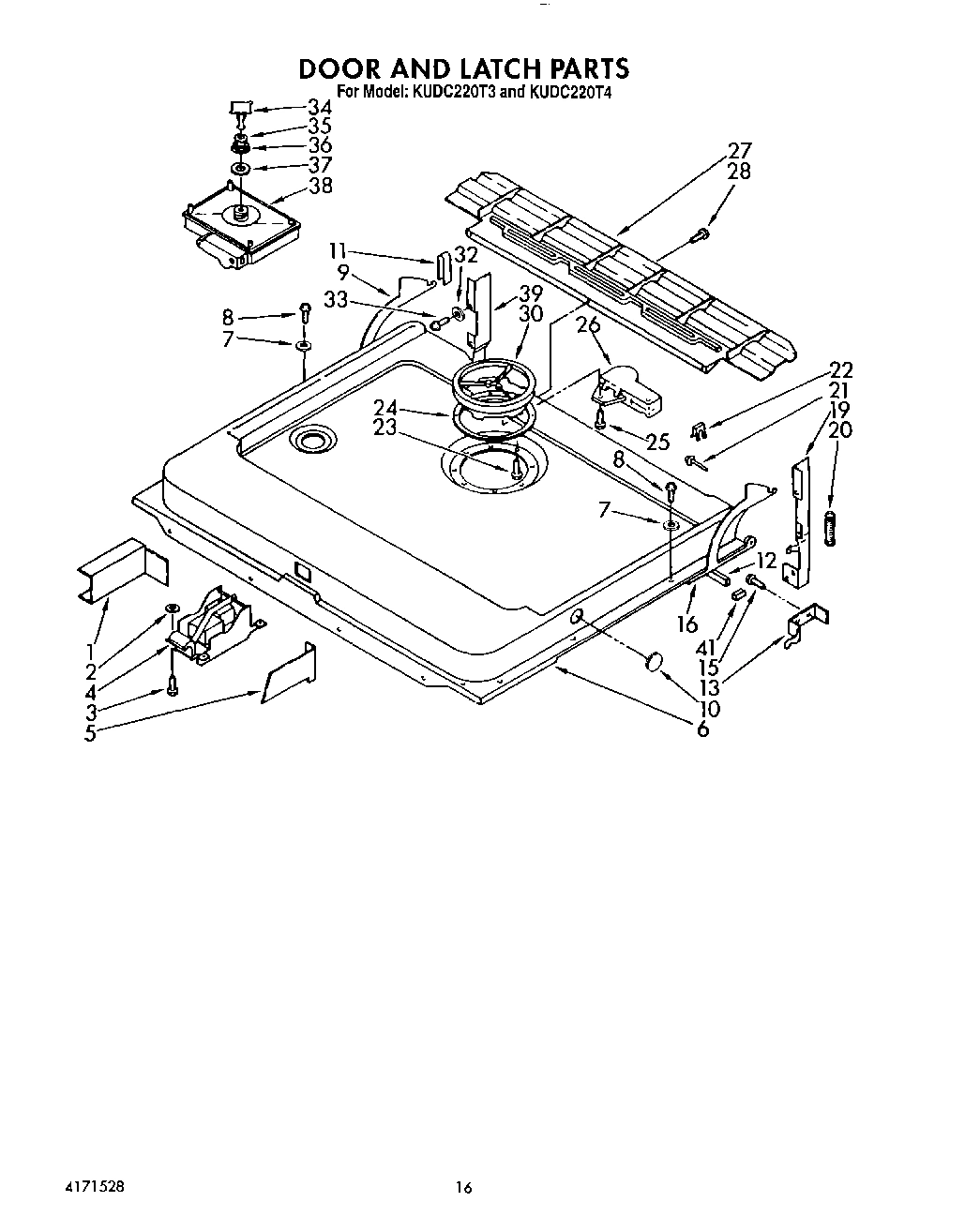 13 - DOOR AND LATCH