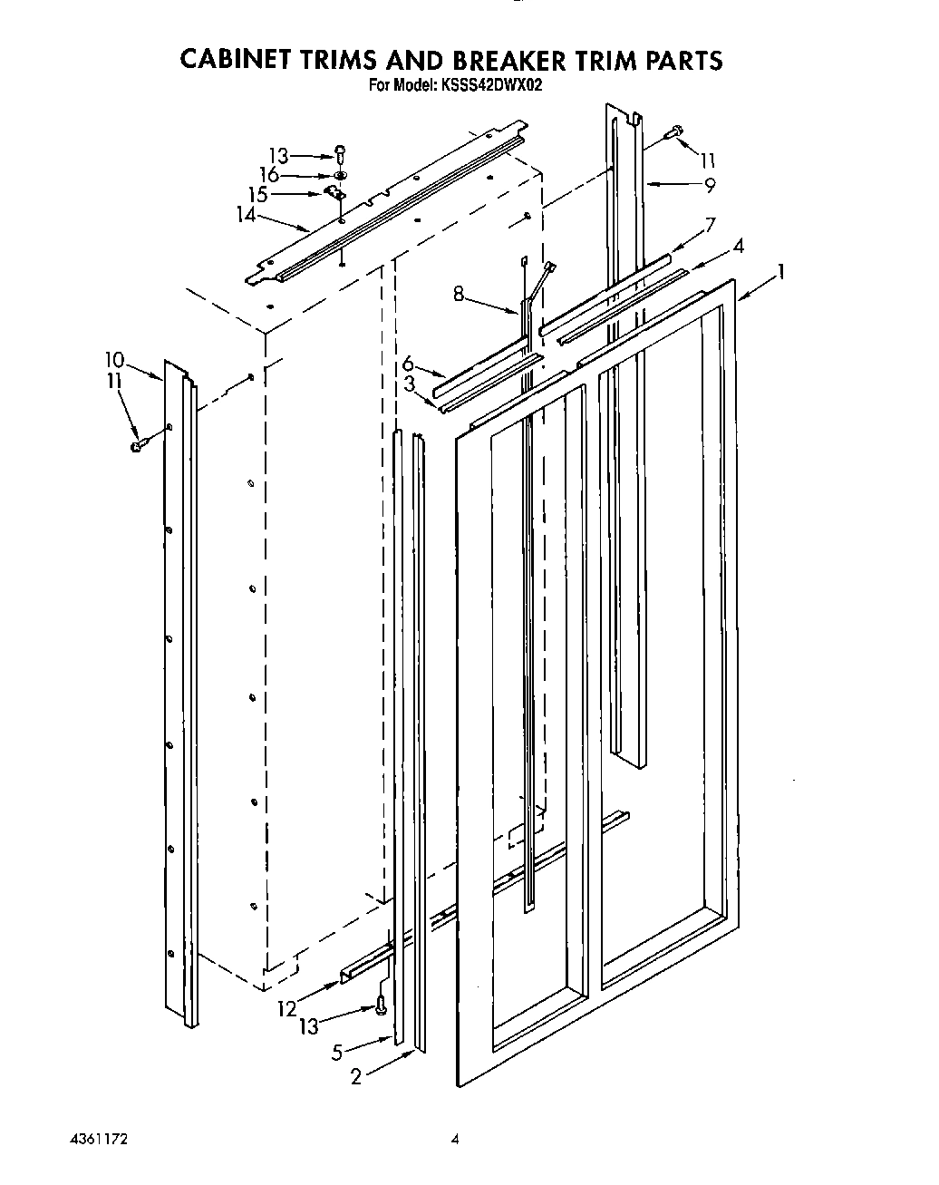 03 - CABINET TRIMS AND BREAKER TRIM