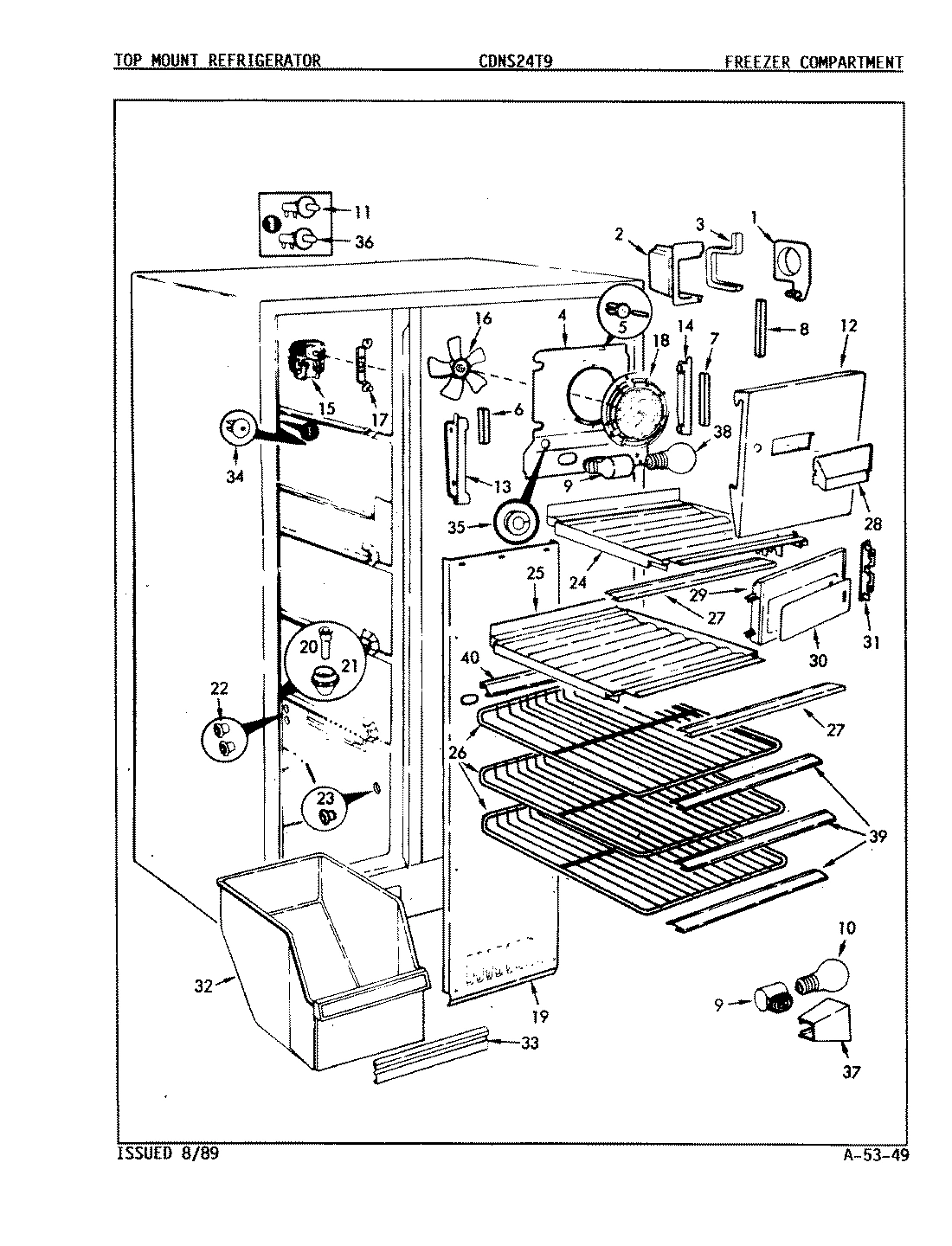 01 - FREEZER COMPARTMENT
