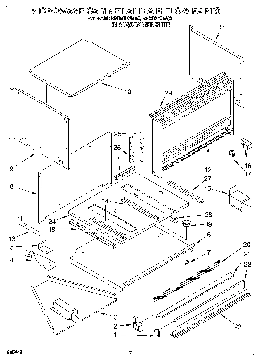 06 - MICROWAVE CABINET AND AIR FLOW